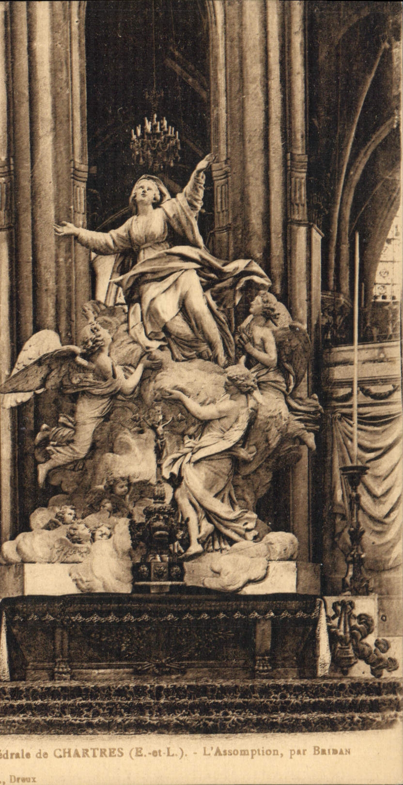 CPA Cathedrale de Chartres E et L L'Assomption par