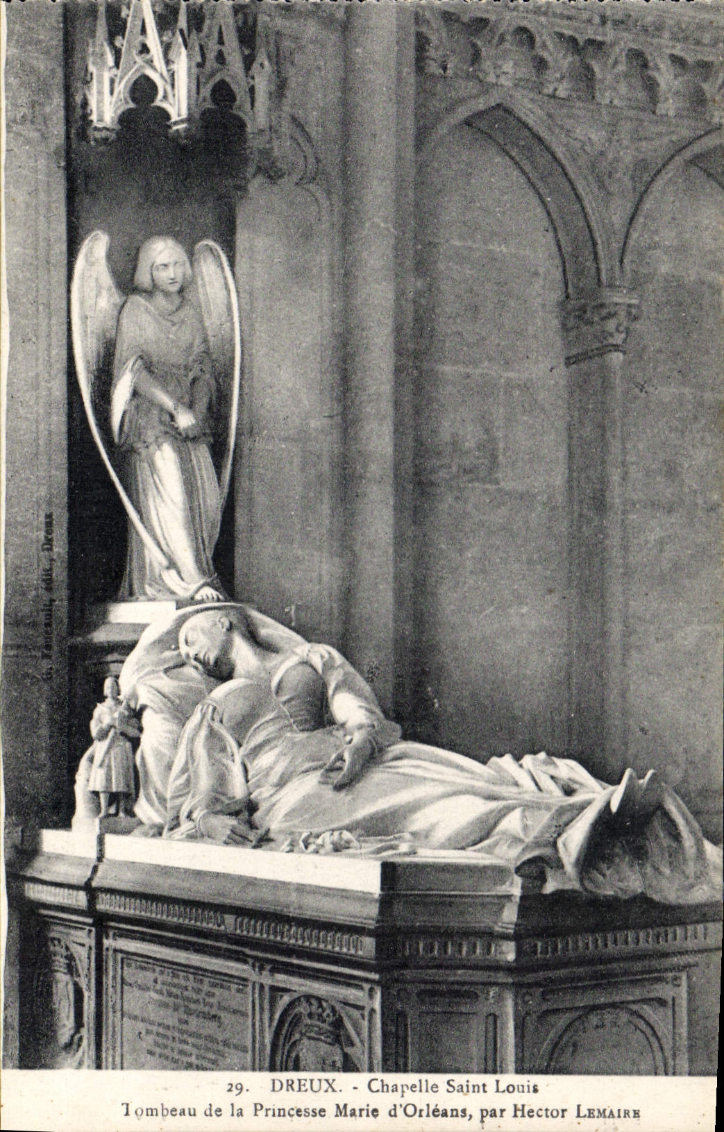 CPA Dreux Chapelle Saint Louis Tombeau de la Princesse Marie d'Orleans par Hector Lemaire
