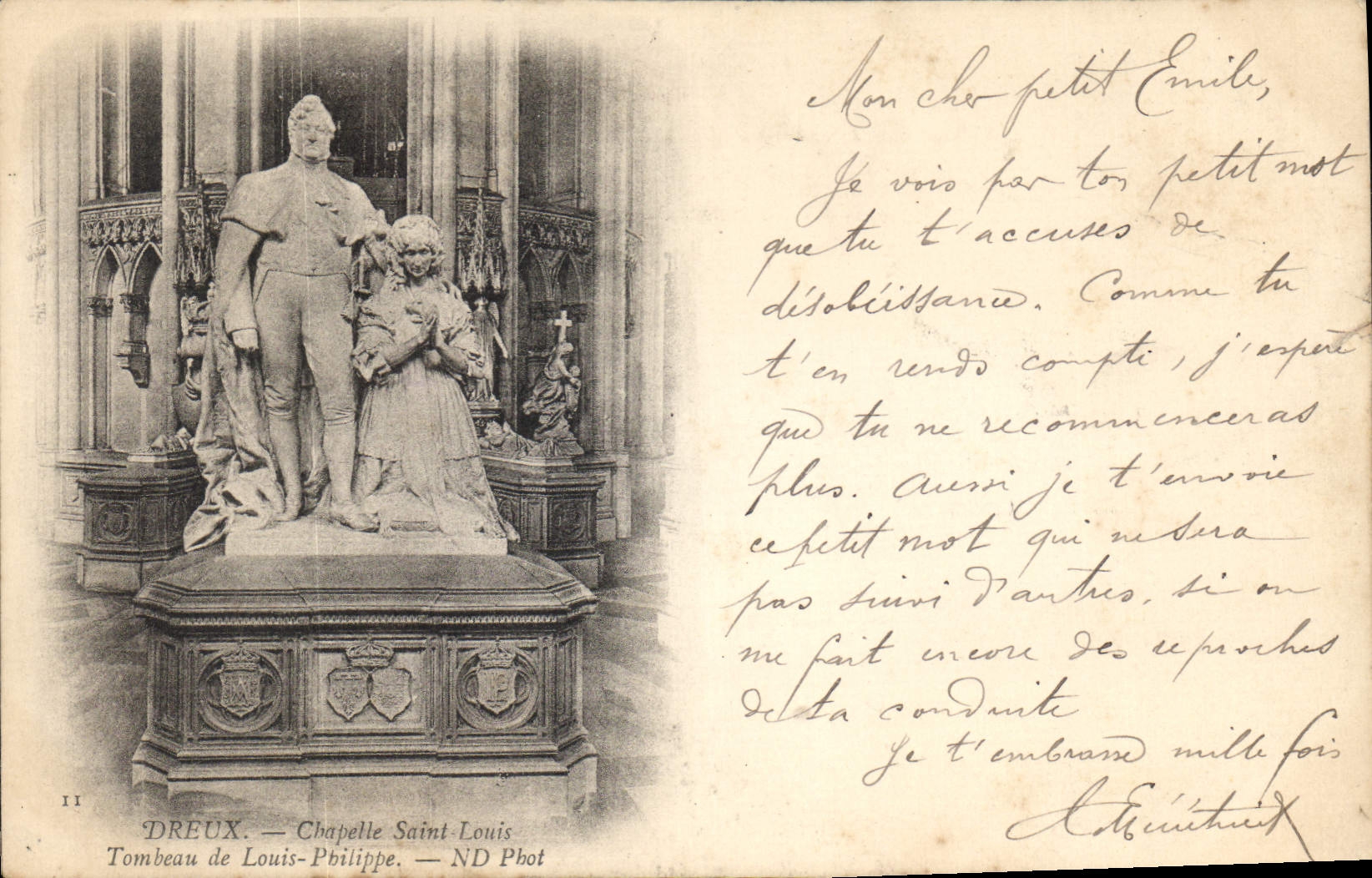 CPA Dreux Chapelle Saint Louis Tombeau de Louis Philippe
