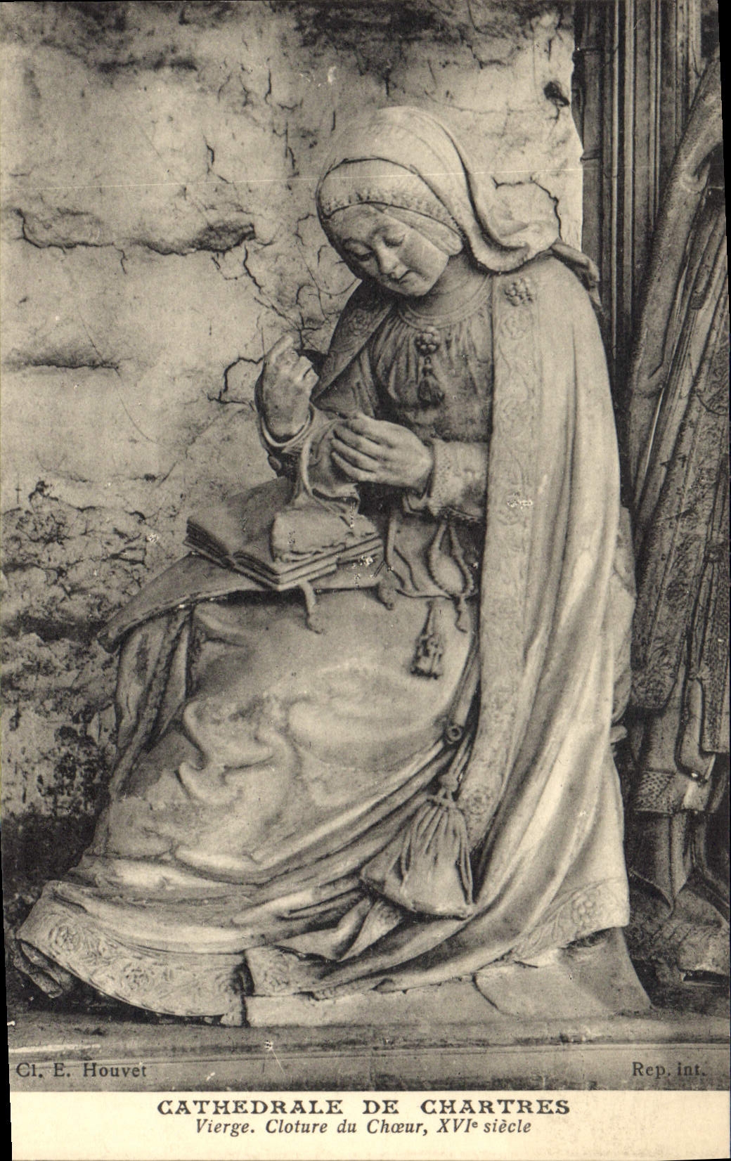 CPA Cathedrale de Chartres Vierge Cloture du Choeur XVI siecle 