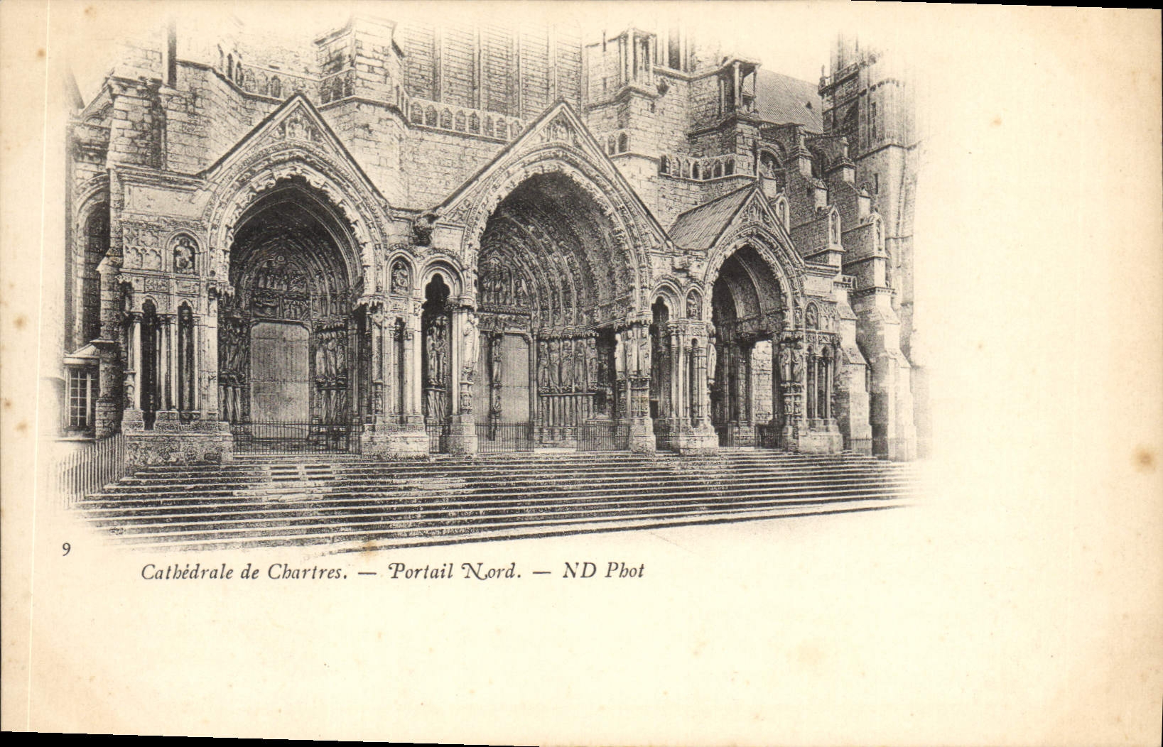 CPA Cathedrale de Chartres Portail Nord