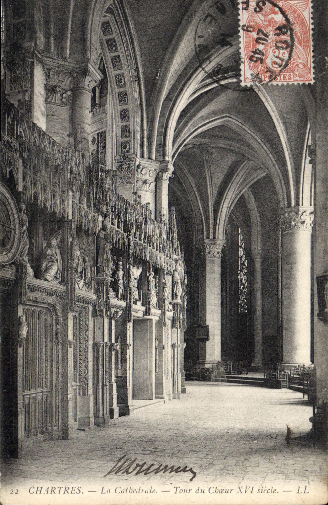 CPA Chartres La Cathedrale Tour du Choeur XVI siecle