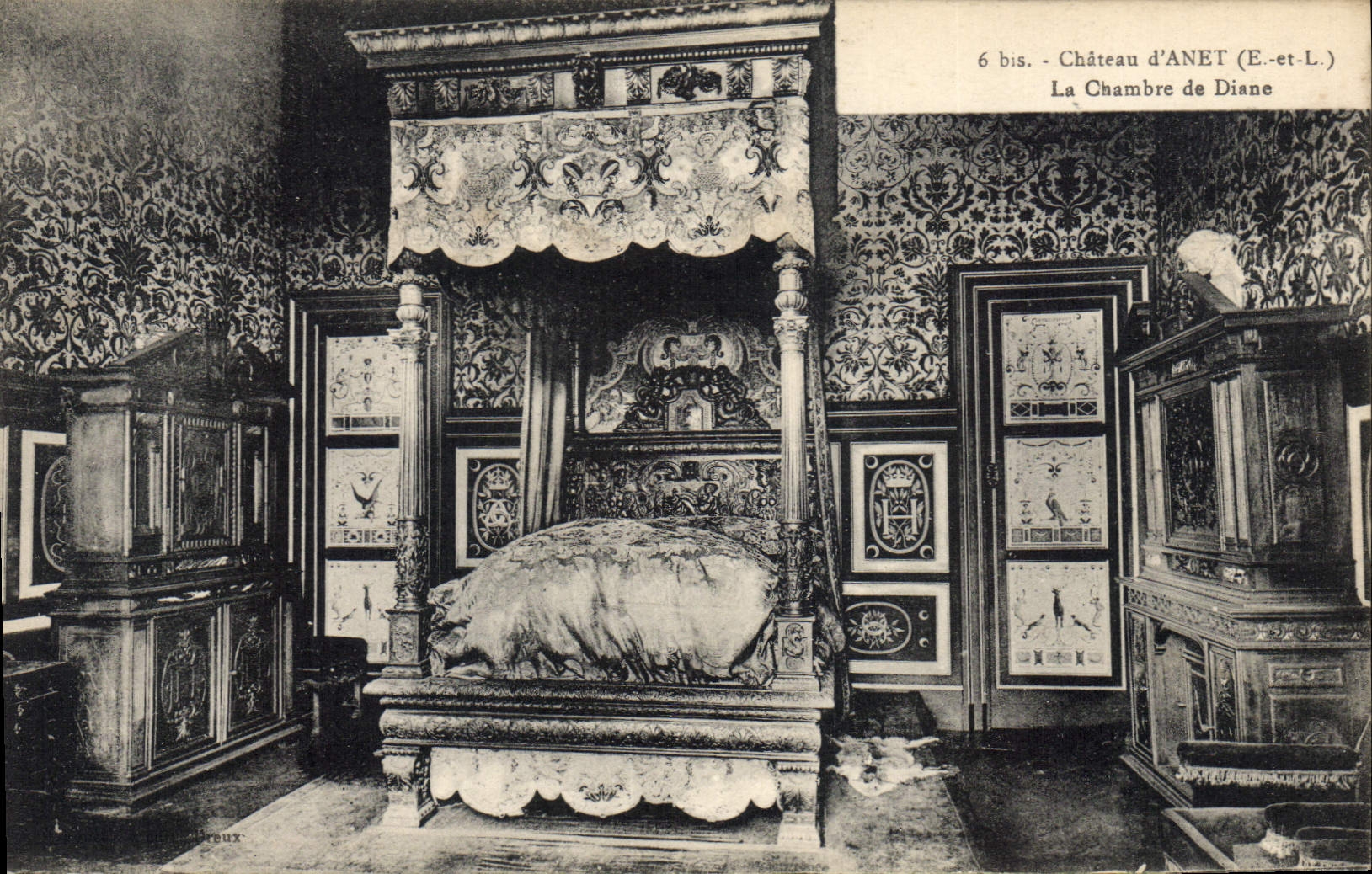 CPA Chateau d'Anet E et L La Chambre de Diane 
