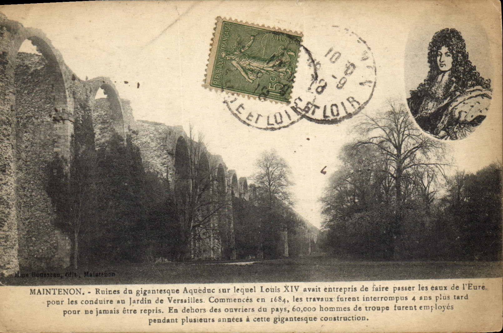 CPA Maintenon Ruines du gigantesque Aqueduc sur lequel Louis XIV 