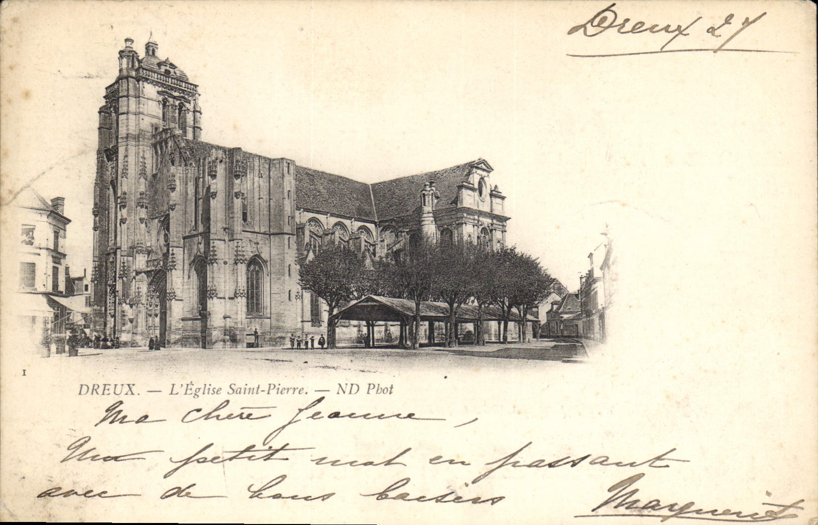 CPA Dreux L'Eglise Saint Pierre 