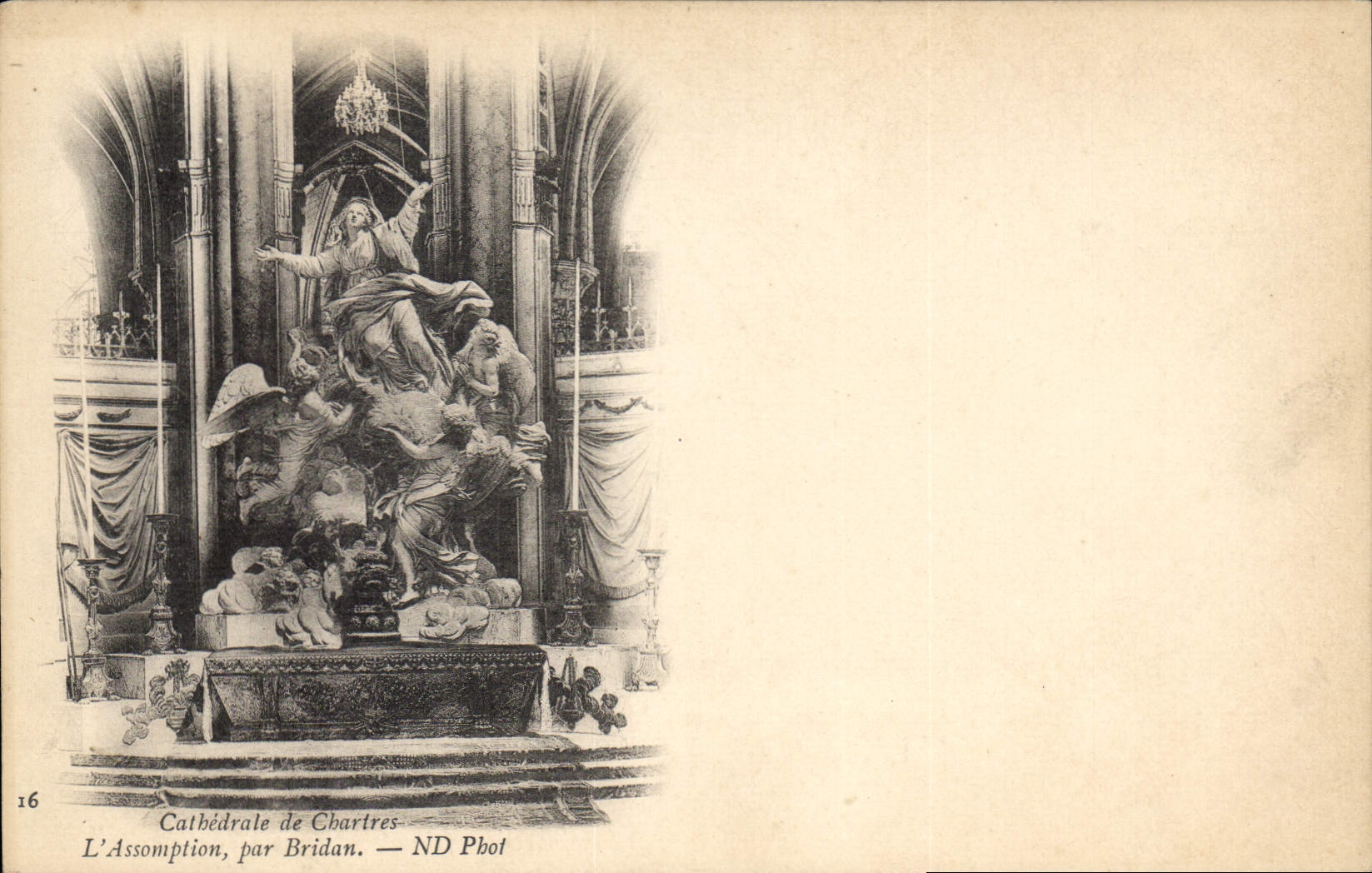 CPA Cathedrale de Chartres L'Assomption par Bridan 
