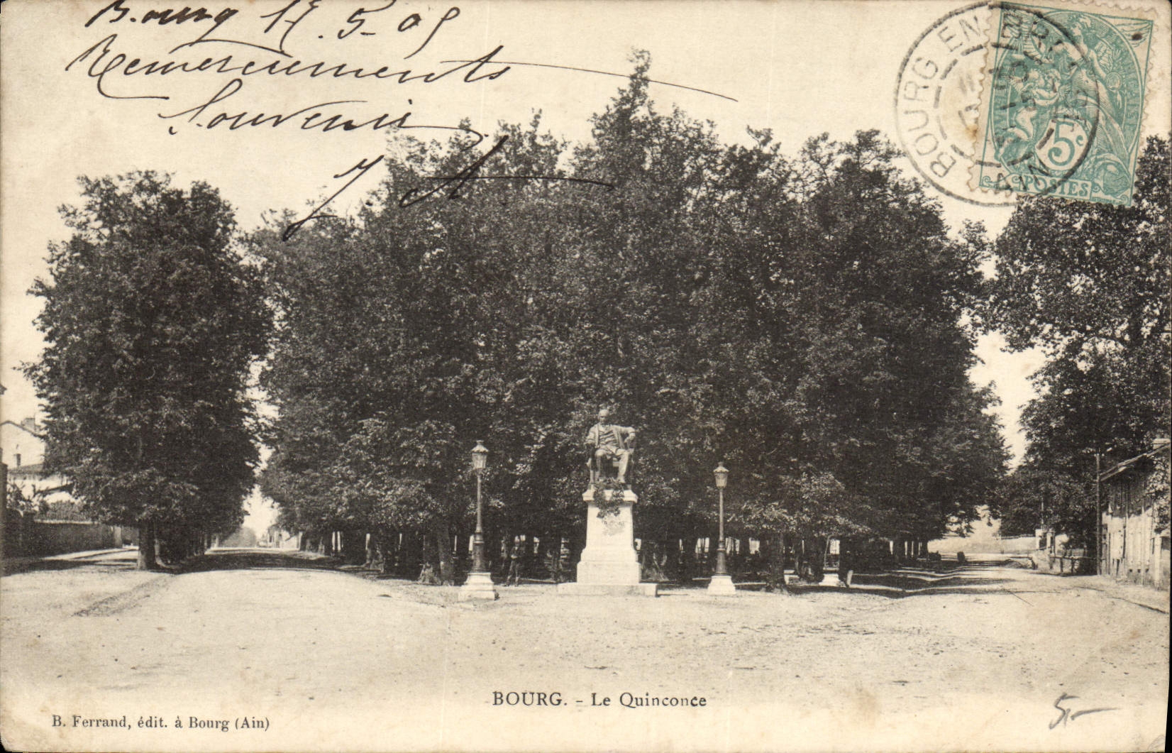 CPA Bourg Le Quinconce 