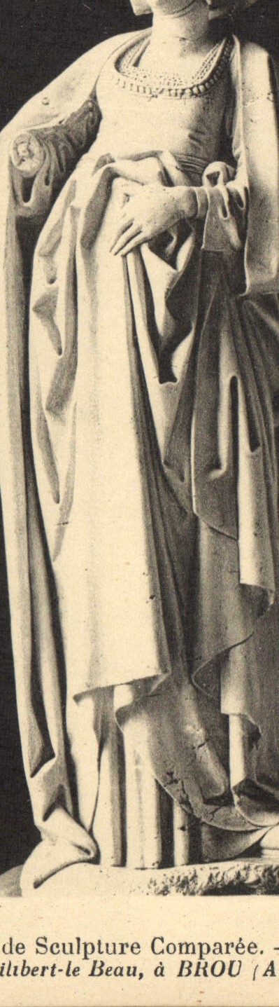 CPA Une sybille Tombeau de Philibert le Beau