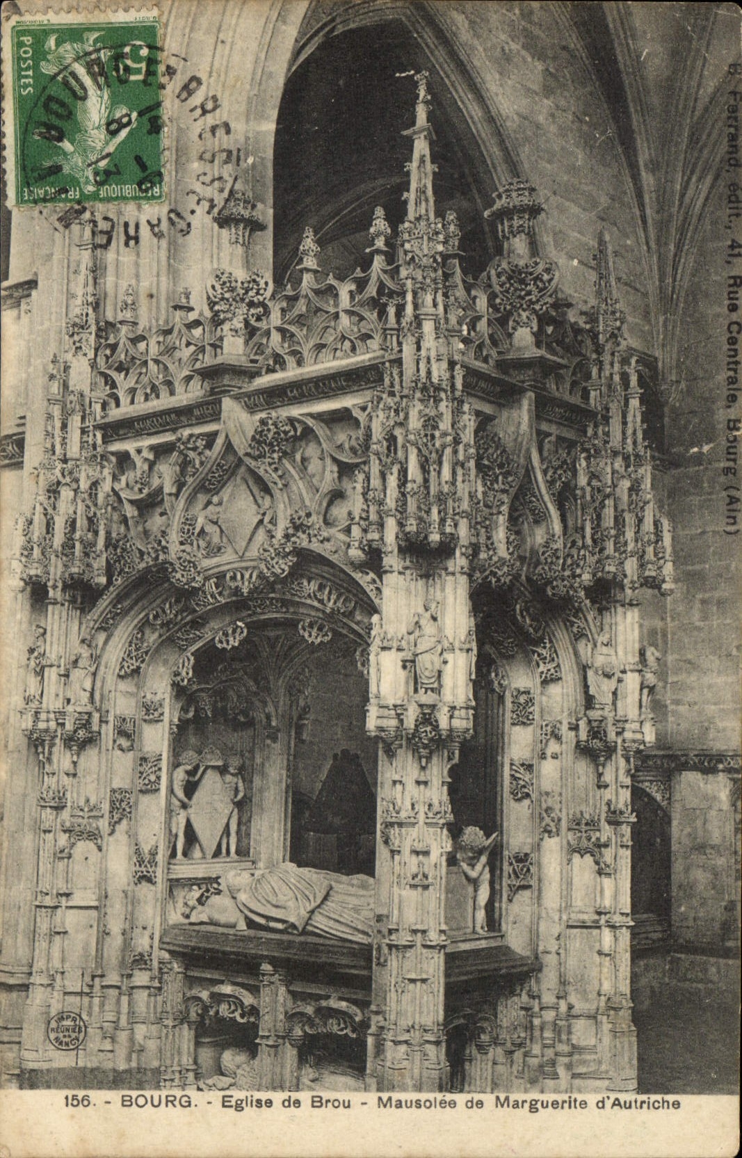 CPA Bourg Eglise de Brou Mausolee de Marguerite d'Autriche 