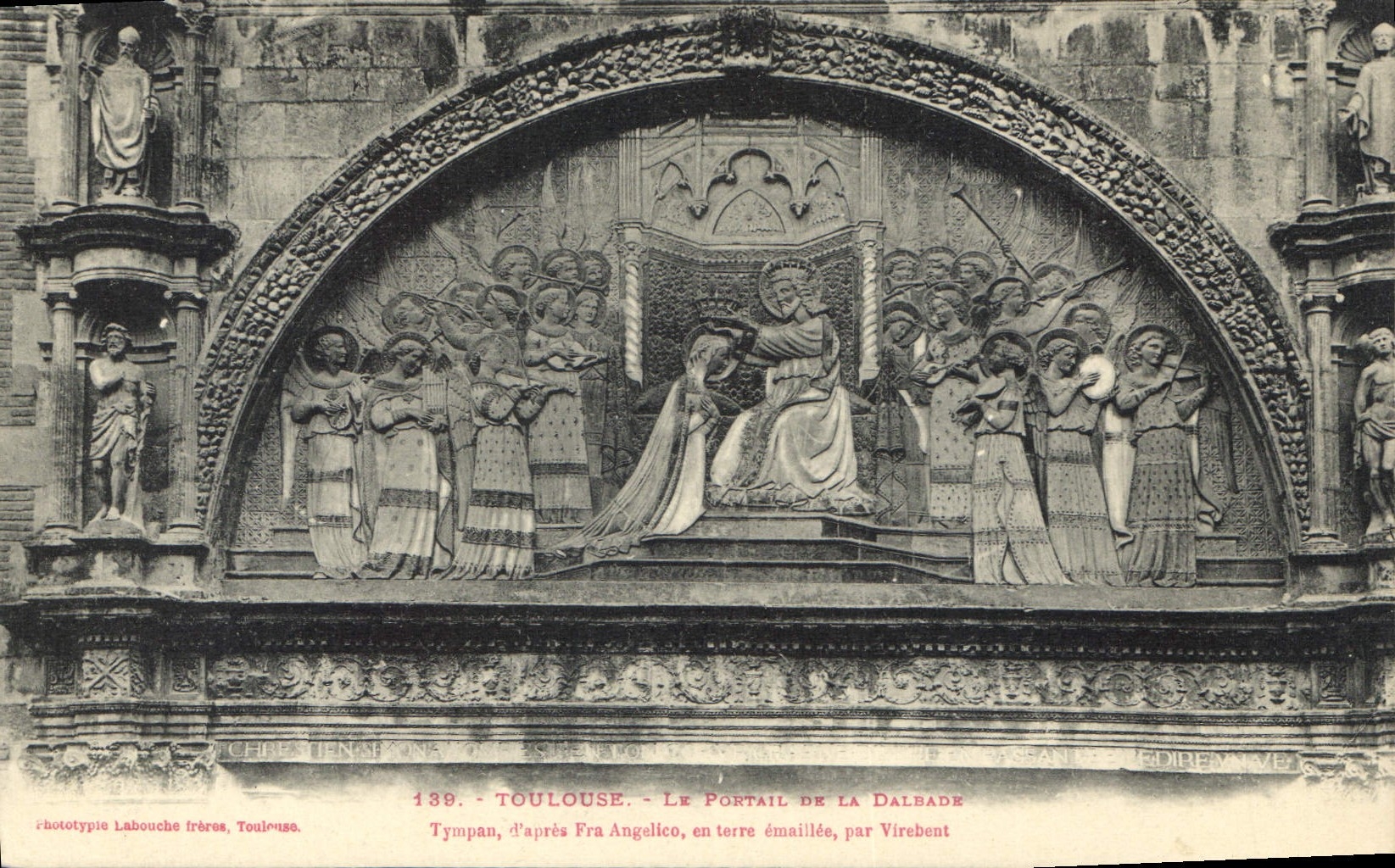 CPA Toulouse le portail de la Dalbade 