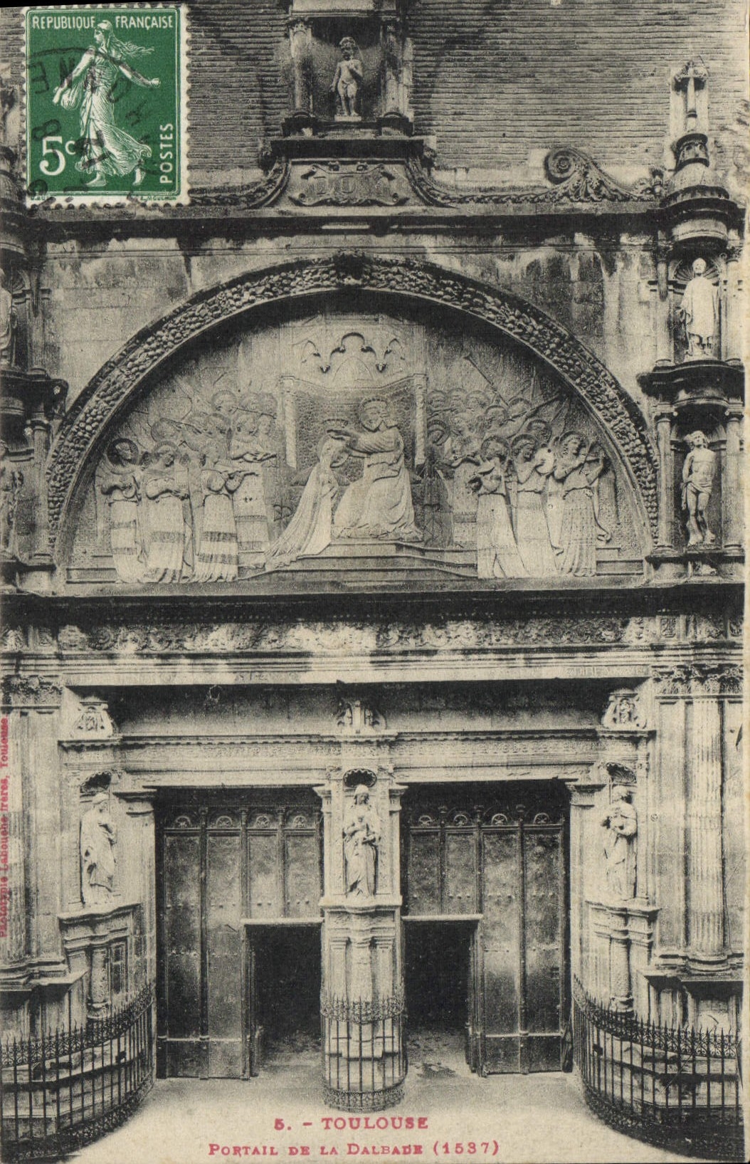 CPA Toulouse Portail de la Dalbade 
