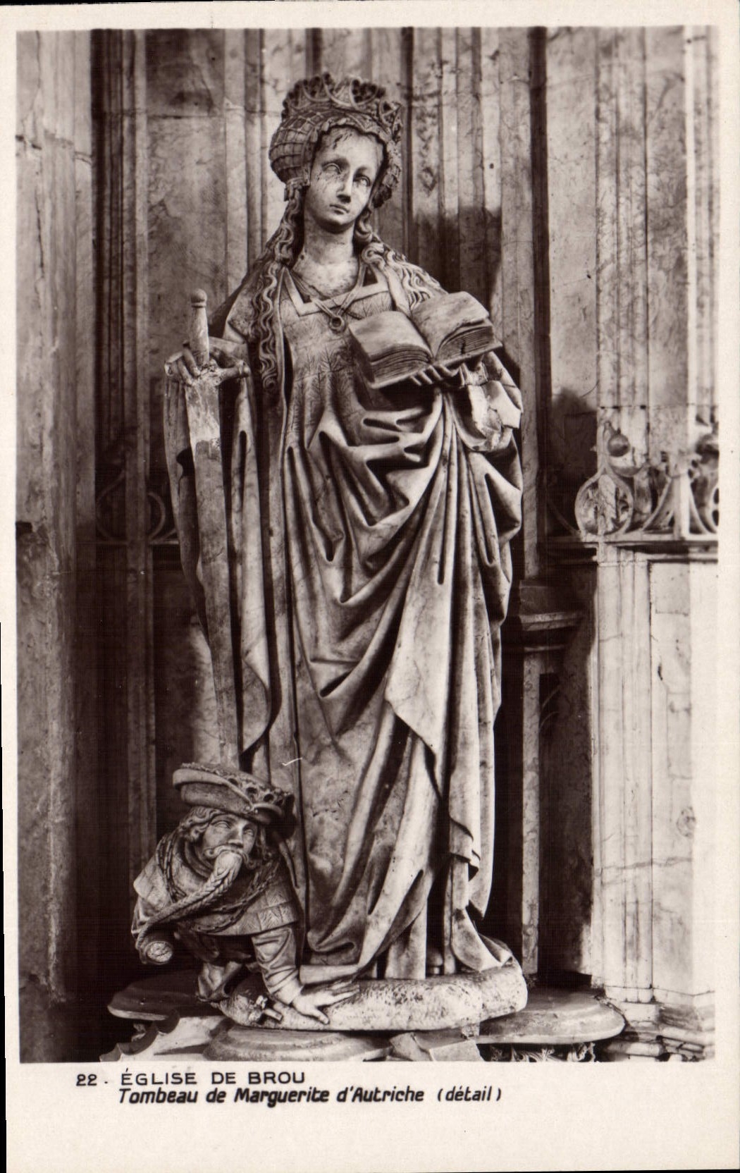 CPA Eglise de Brou Tombeau de Marguerite d'Autriche detail