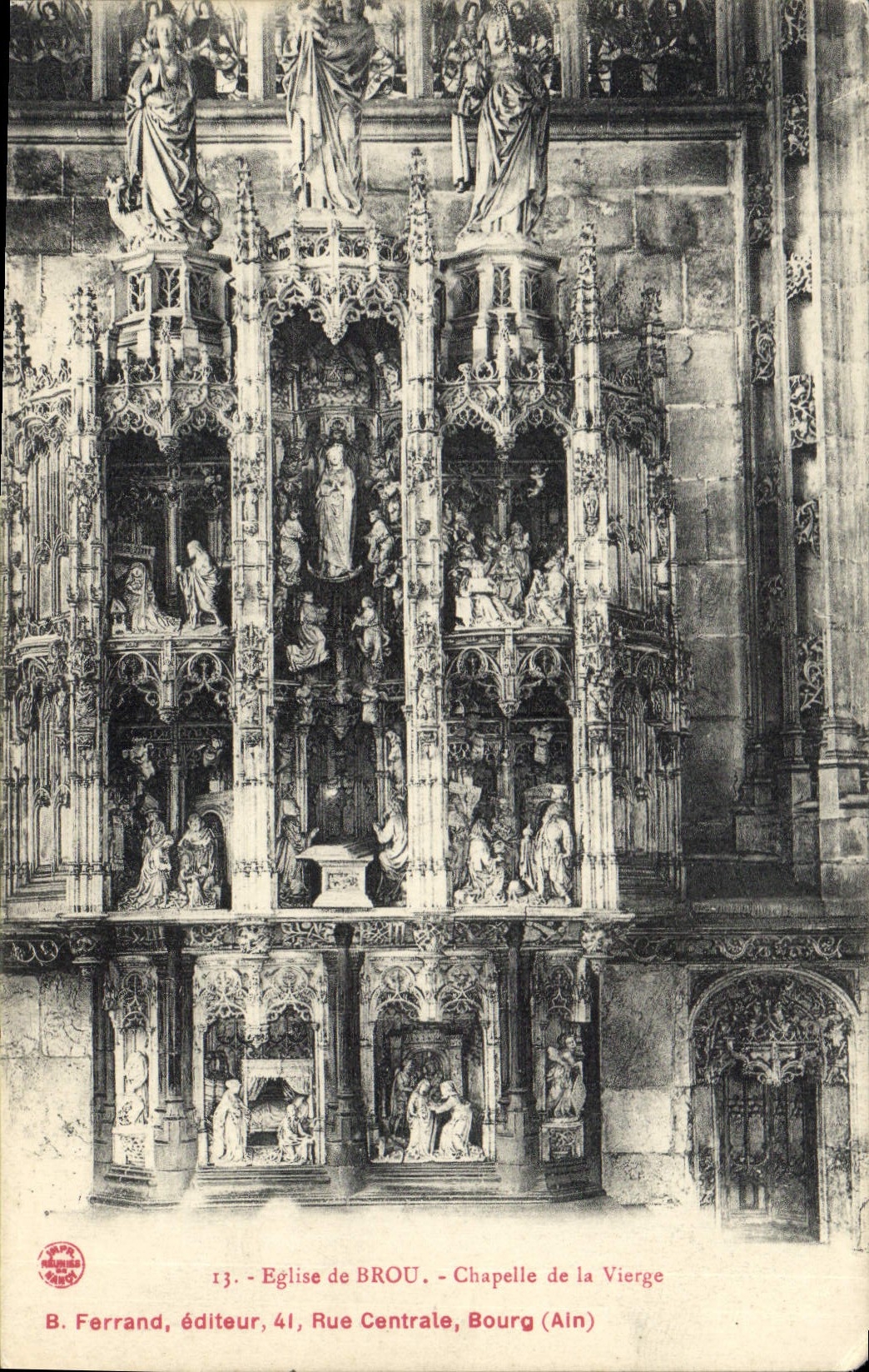 CPA Eglise de Brou Chapelle de la Vierge 
