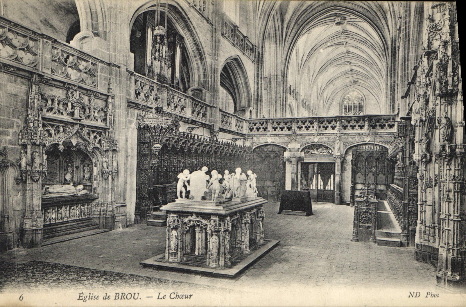 CPA Eglise de Brou Le Choeur 