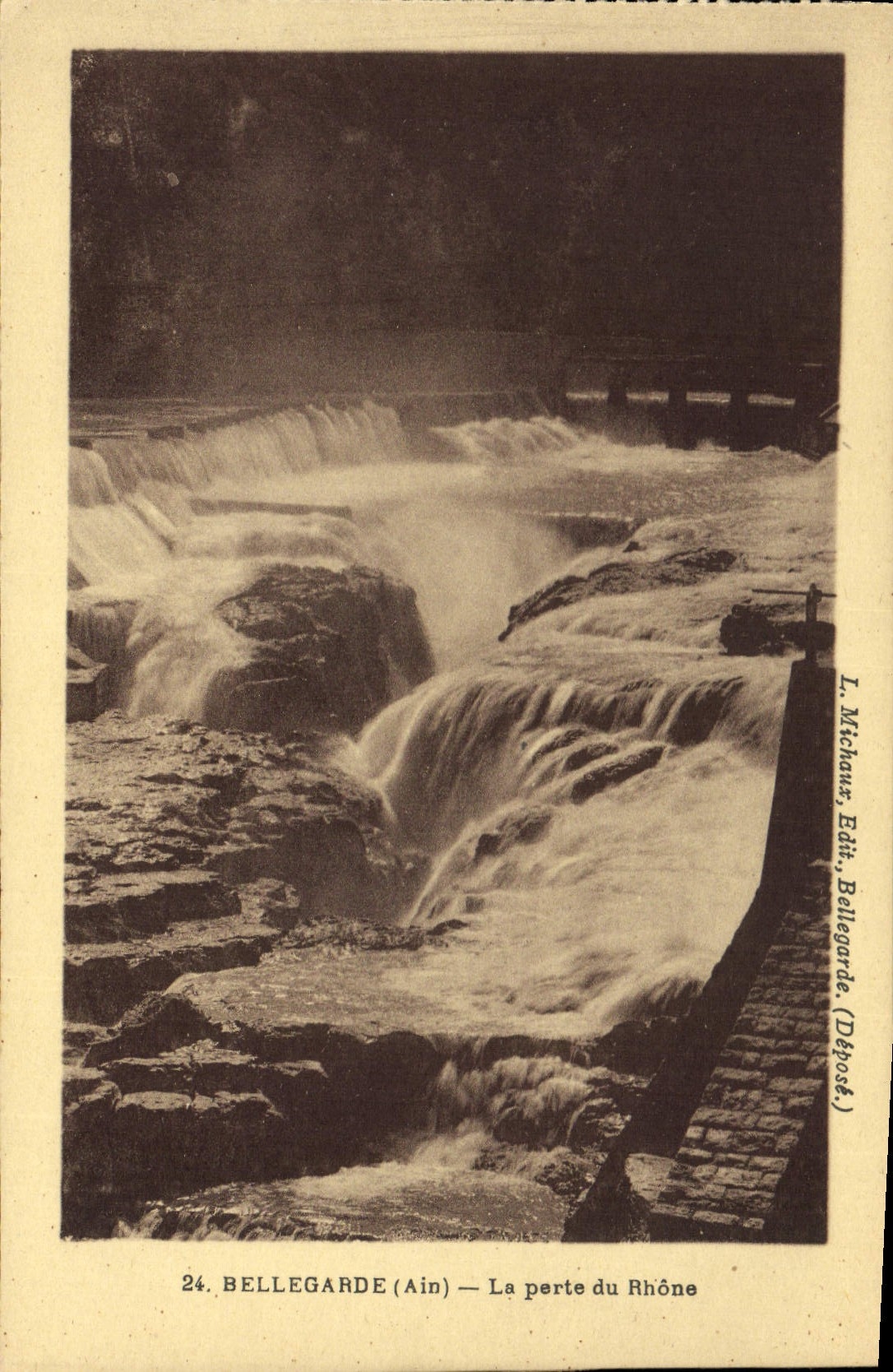 CPA Bellegarde Ain La Perte du Rhone