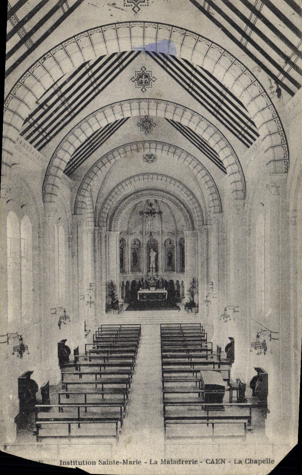CPA Institution Sainte Marie La Maladrerie Caen La Chapelle 