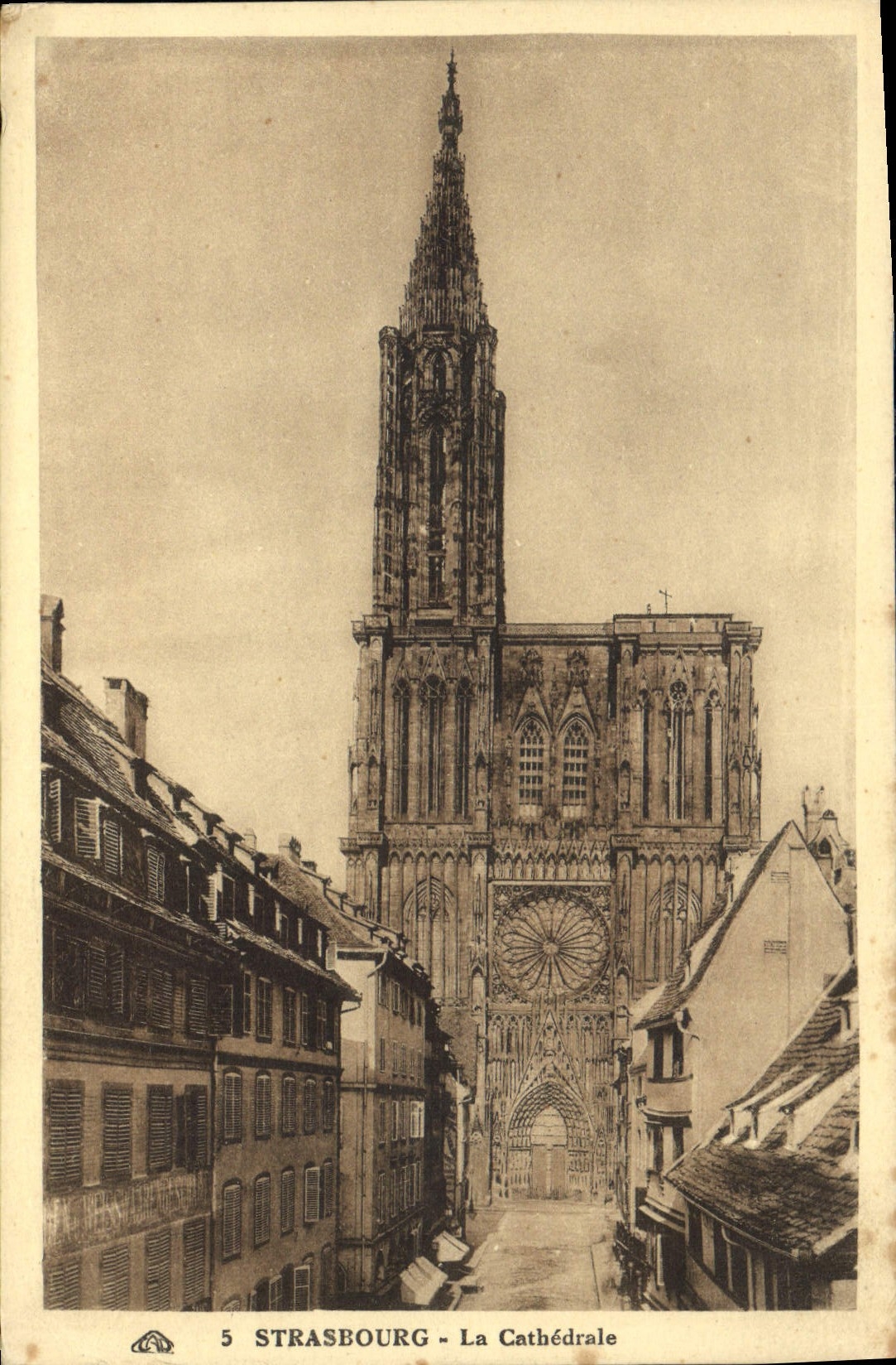 CPA Strasbourg La Cathedrale 