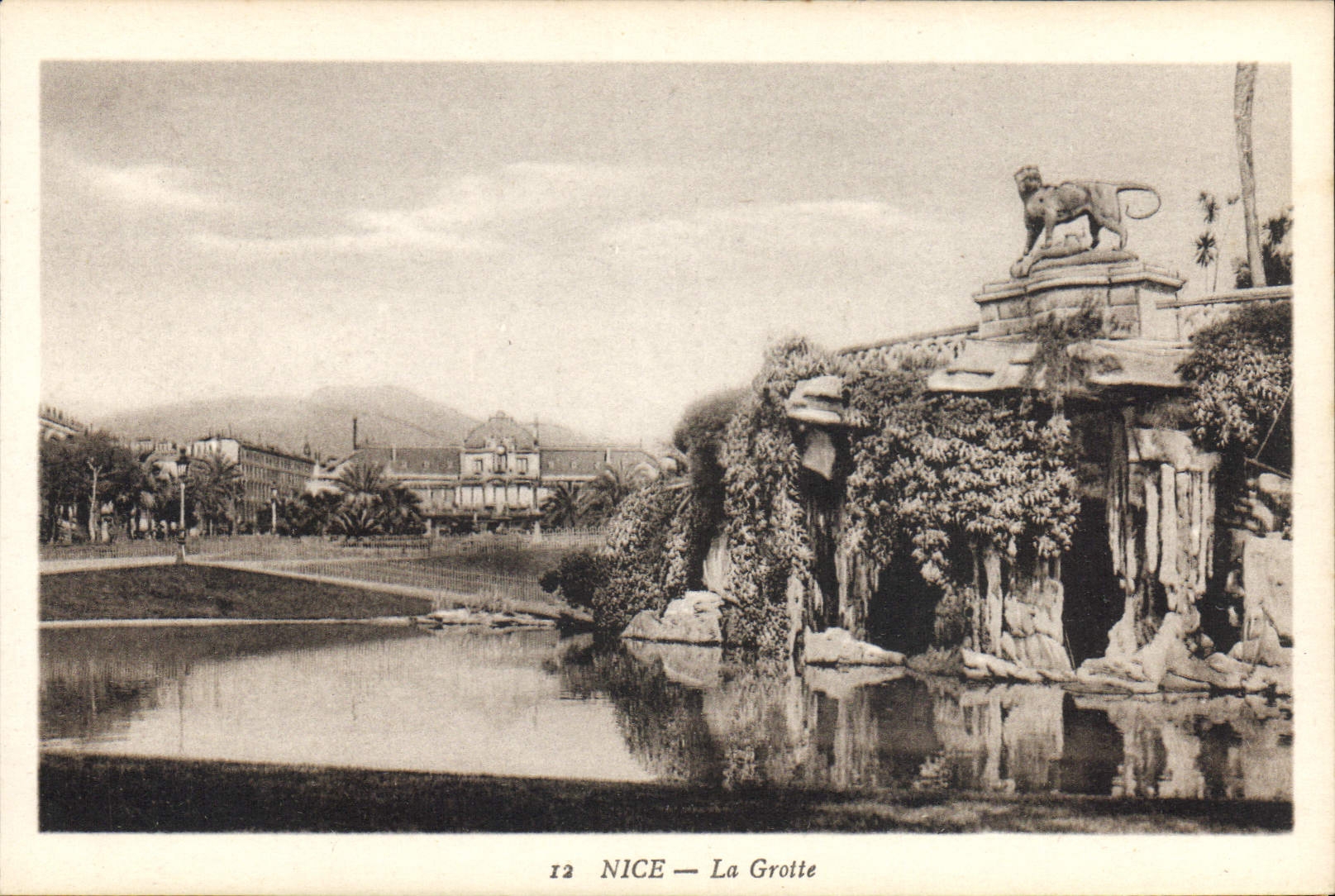 CPA Nice La Grotte 