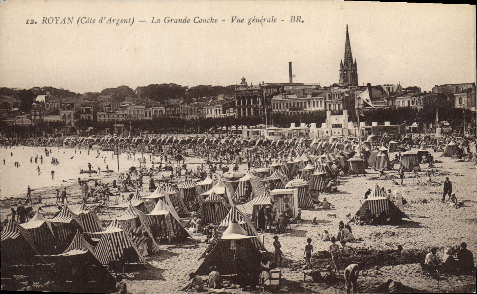 CPA Royan Cote d'Argent La Grande Couche Vue generale 
