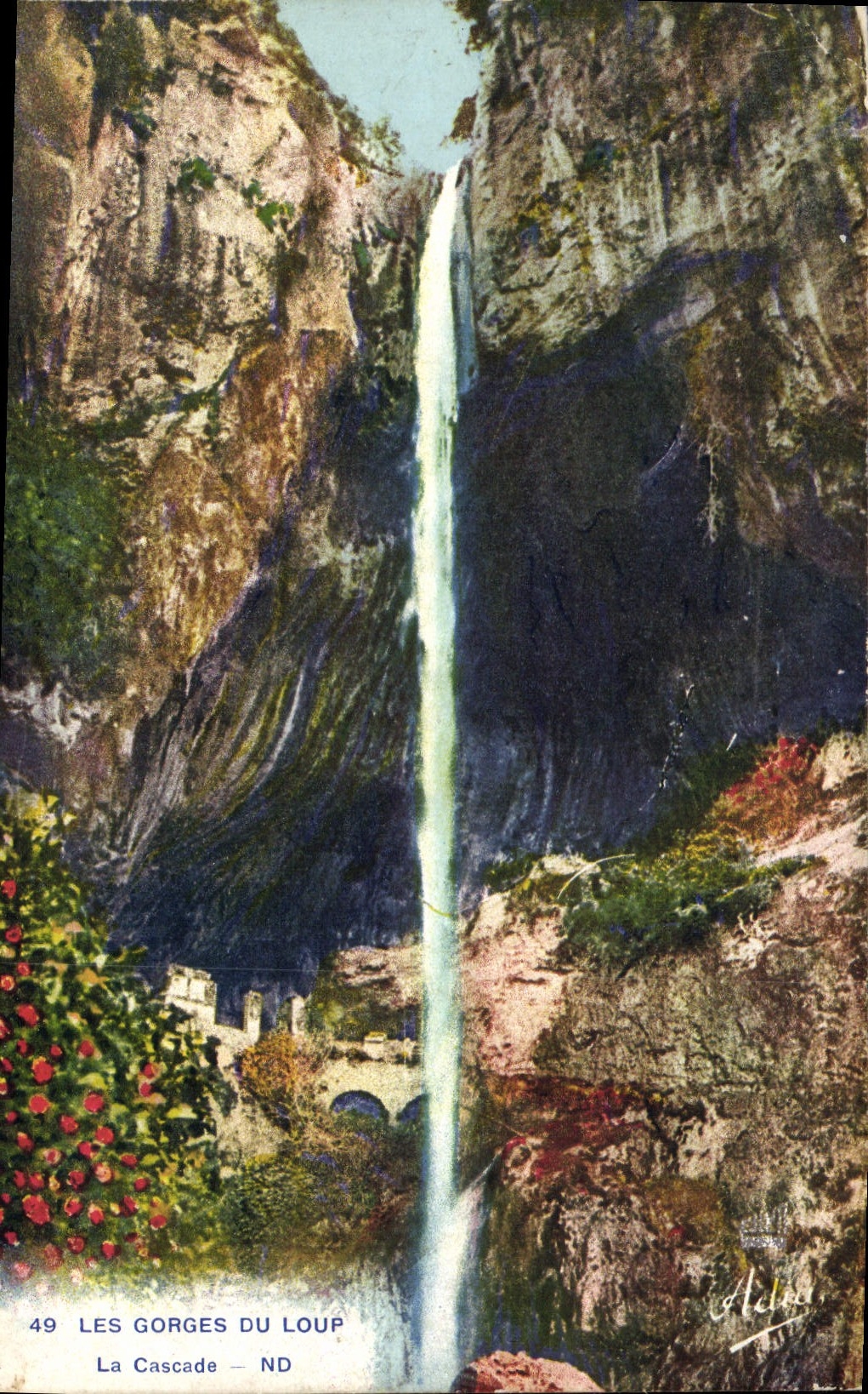 CPA Les Gerges du Loup la Cascade 
