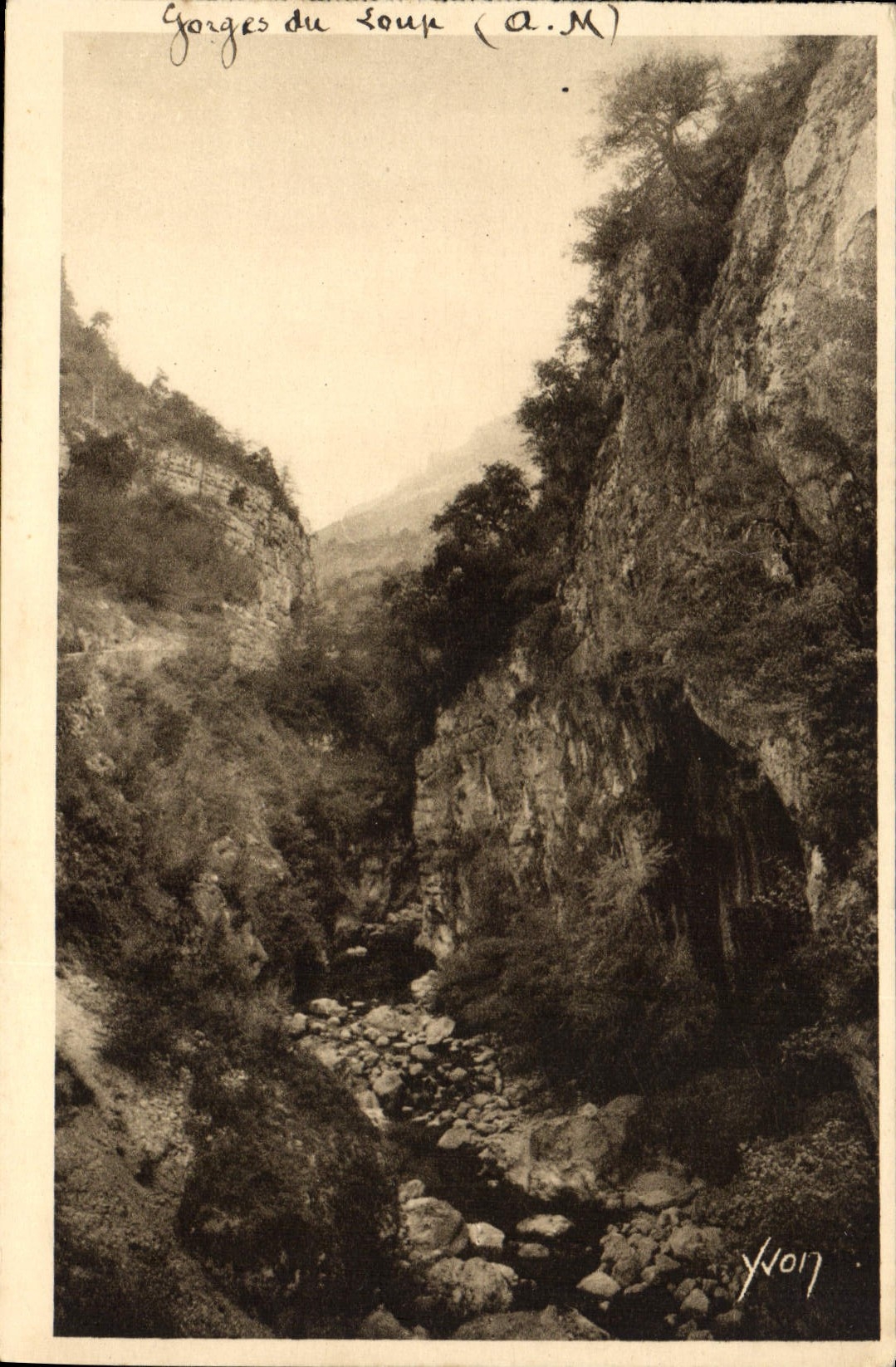 CPA La Douce France Gorges du Loup A M 