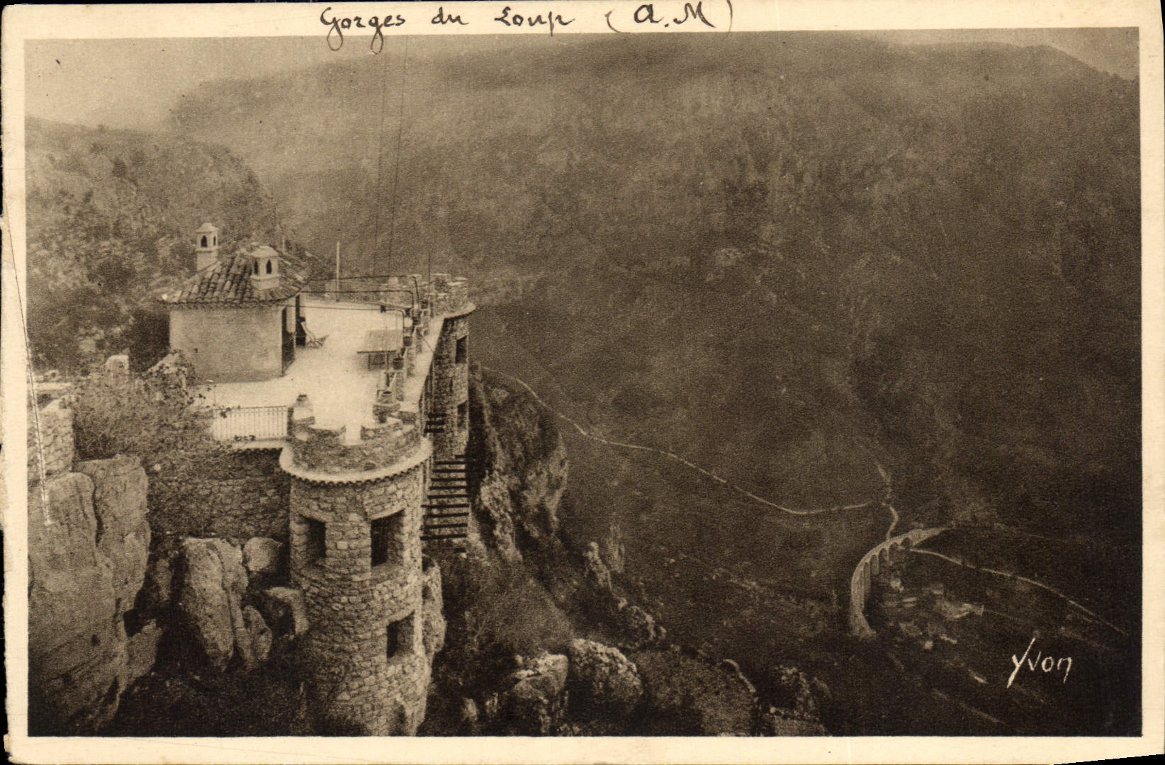 CPA La Douce France Gorges du Loup A M 