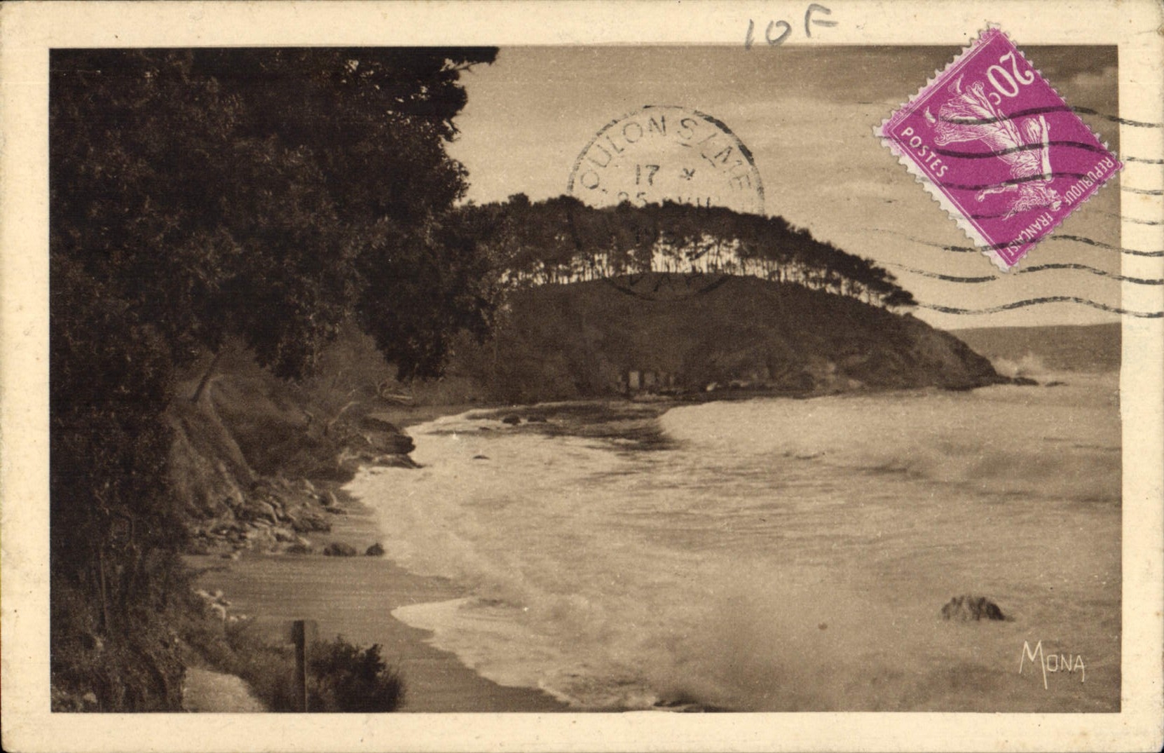 CPA Les Petits Tableaux de Provence Toulon Sentier du Monriilon au Cap Brun la baie Mejean