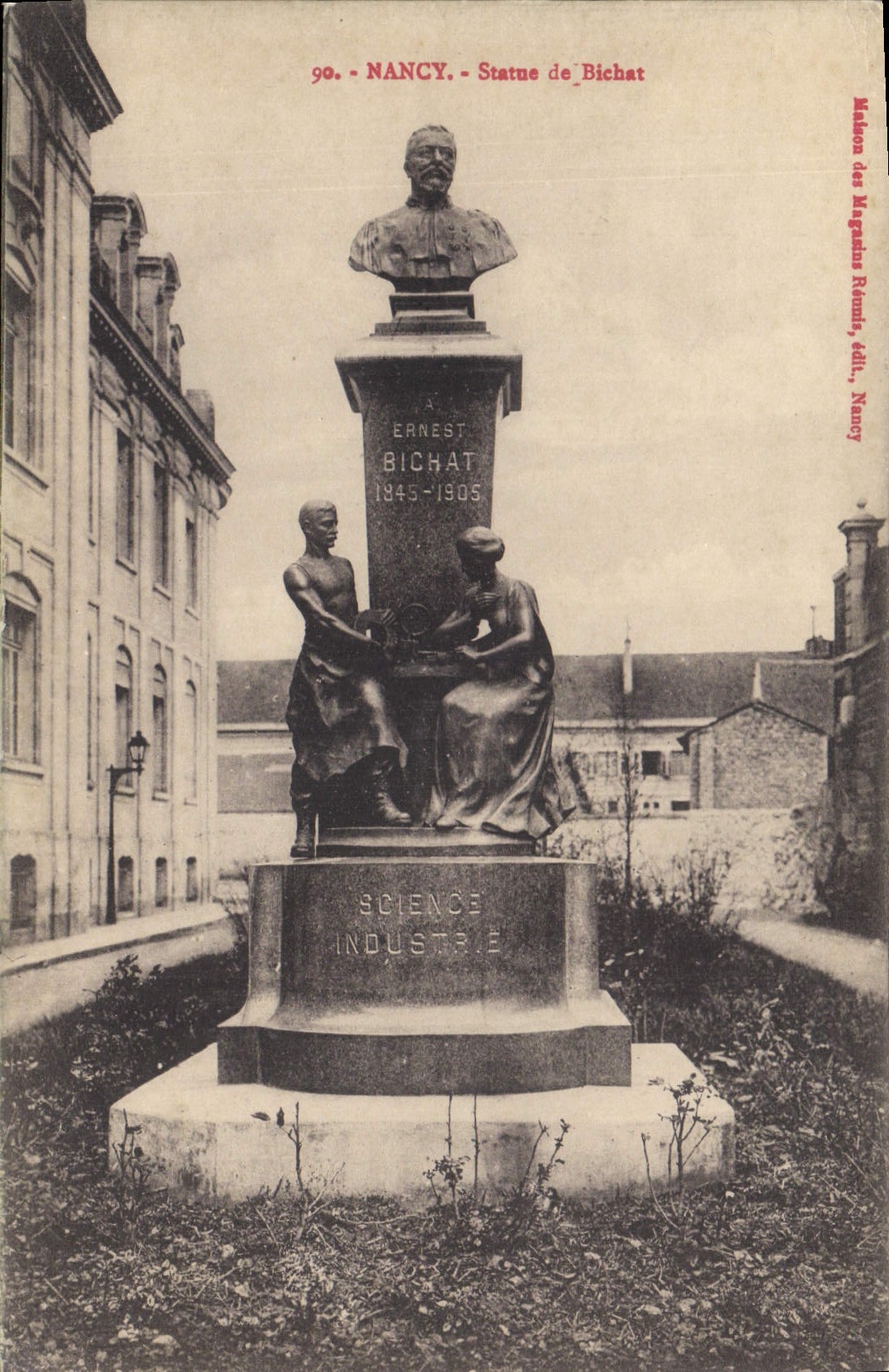 CPA Nancy Statue de Blehat 