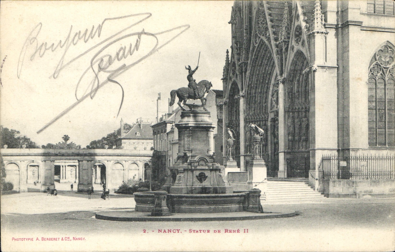 CPA Nancy Statue de Rene II 
