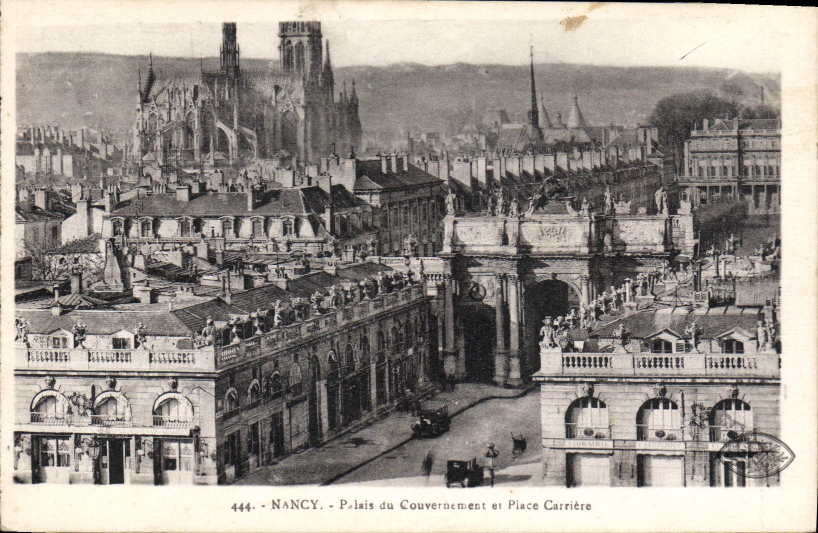 CPA Nancy Palais du Gouvernement et Place Carriere 