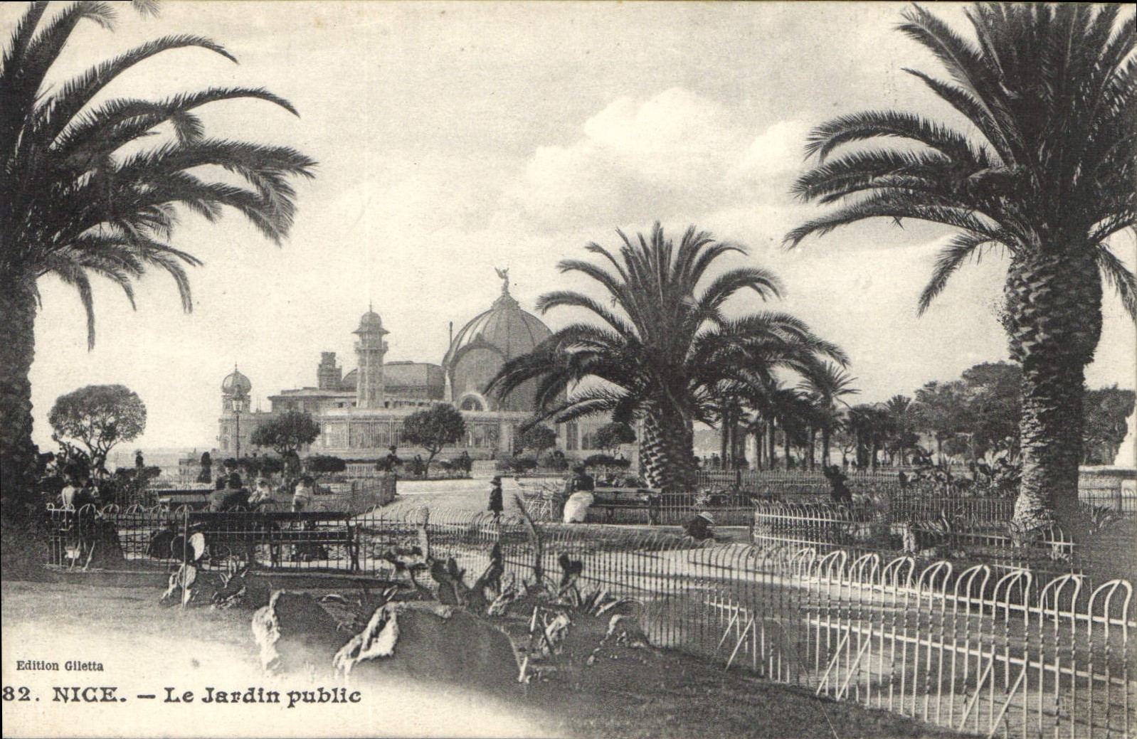 CPA Nice Le Jardin Public 