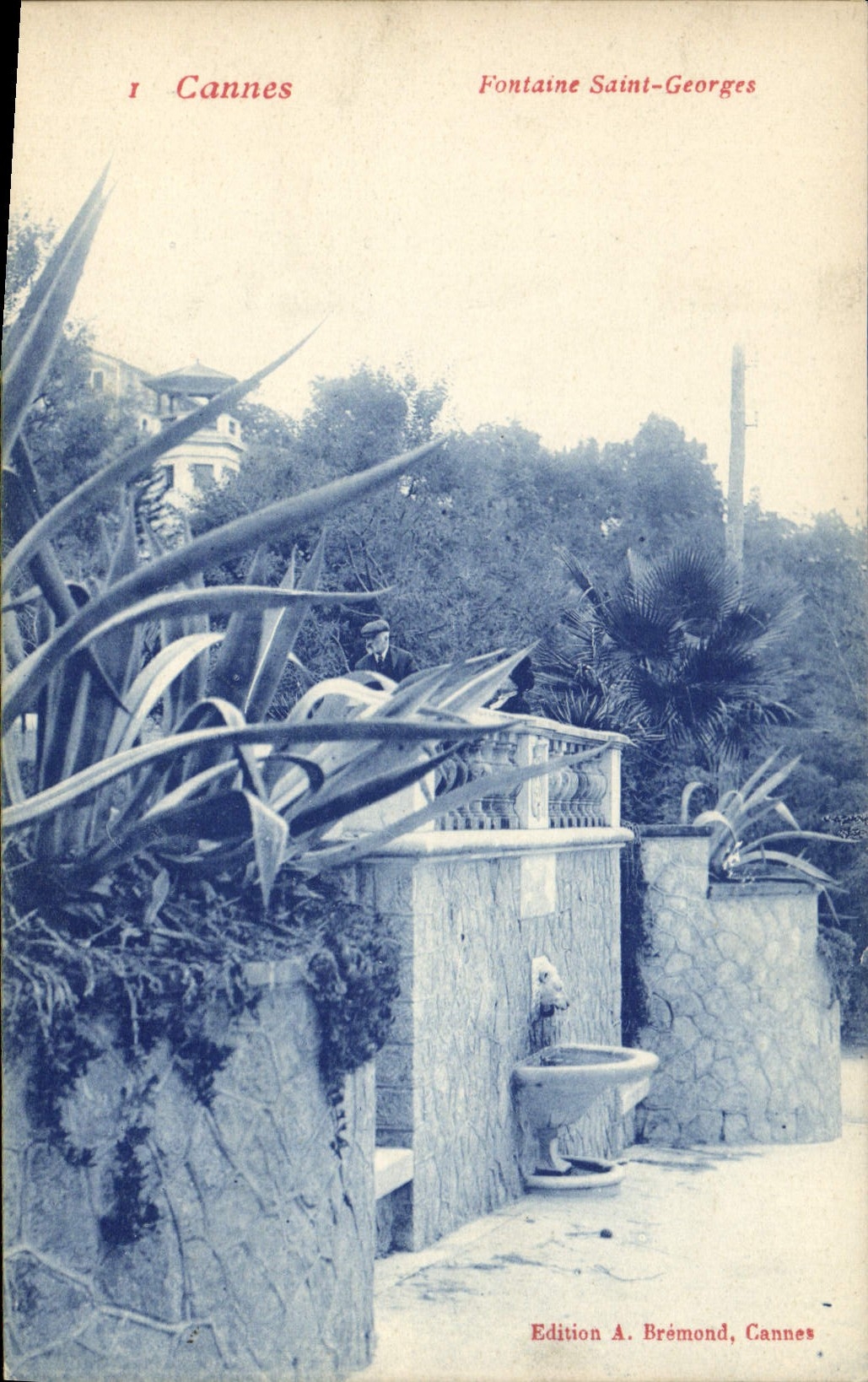 CPA Cannes Fontaine Saint Georges 