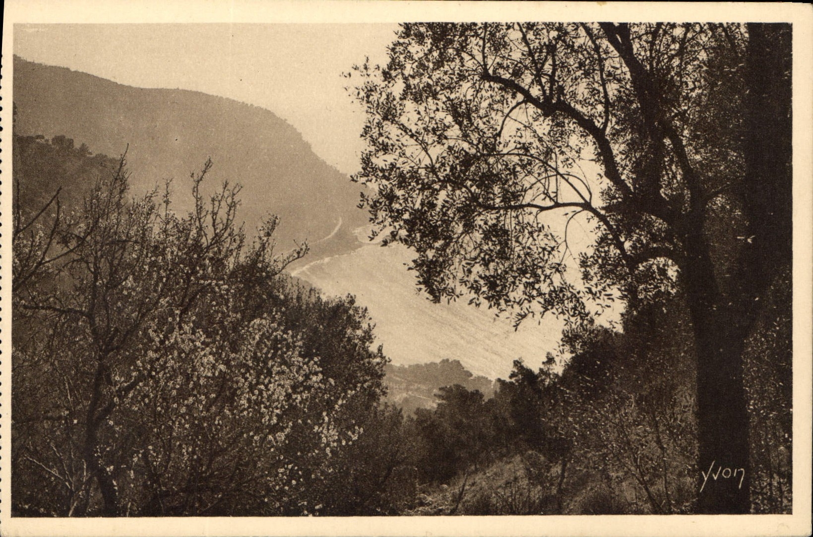 CPA La Douce France Cote d'Azur Poitre de l'Esquillon Alpes Maritimes 