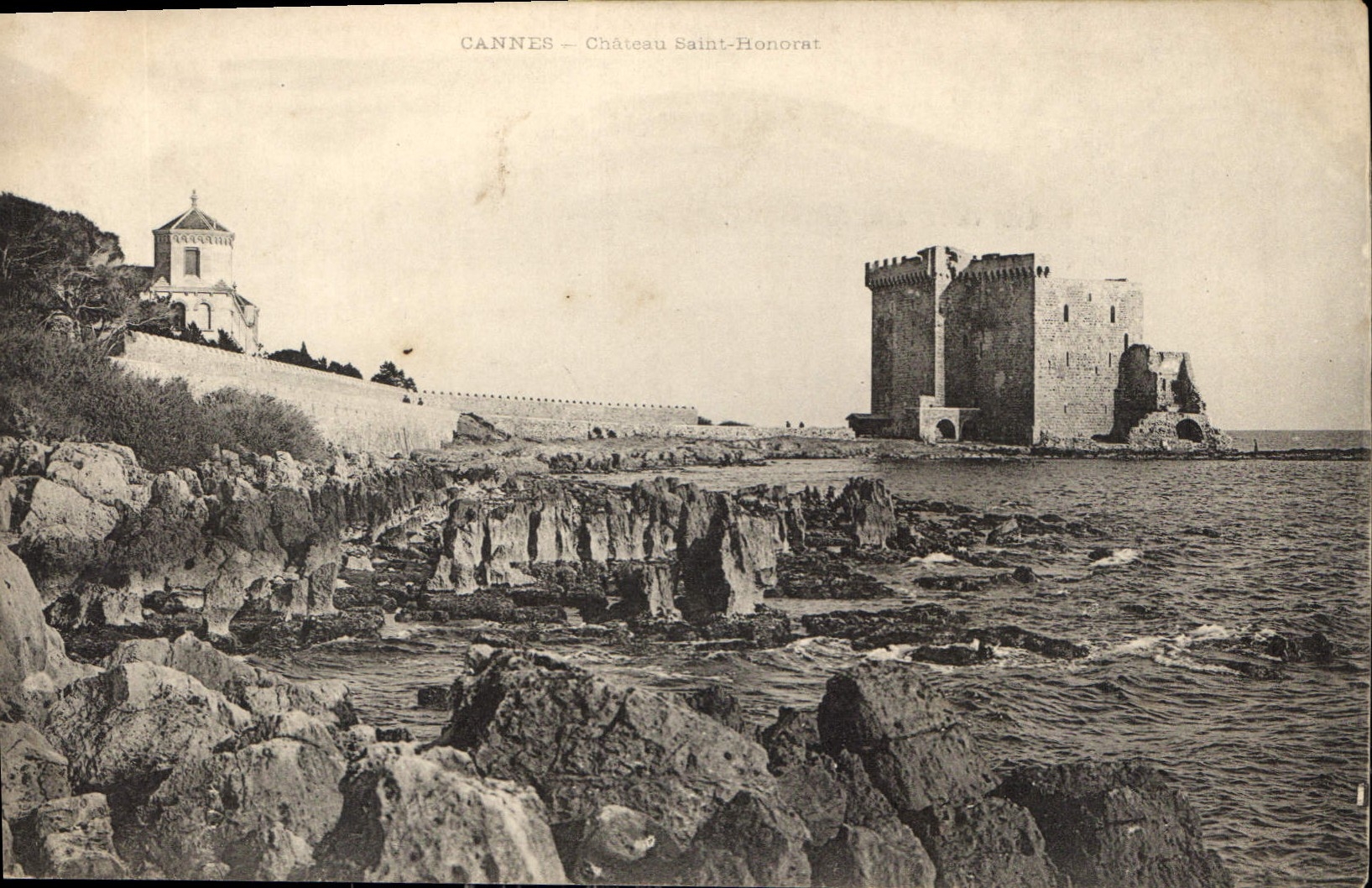 CPA Cannes Chateau Saint Honorat 