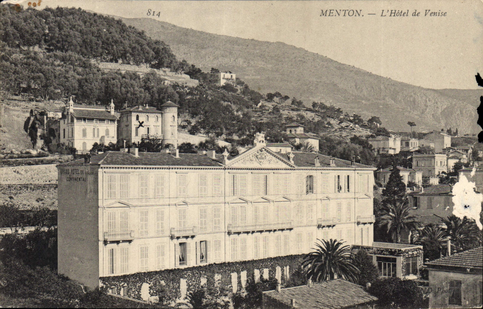 CPA Menton l'Hotel de Ville 