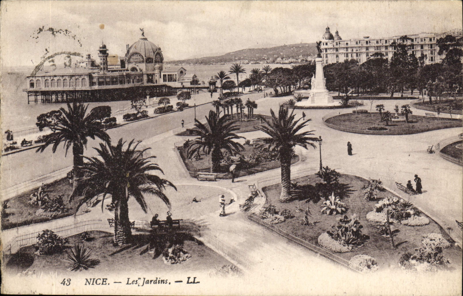 CPA Nice Les Jardins 
