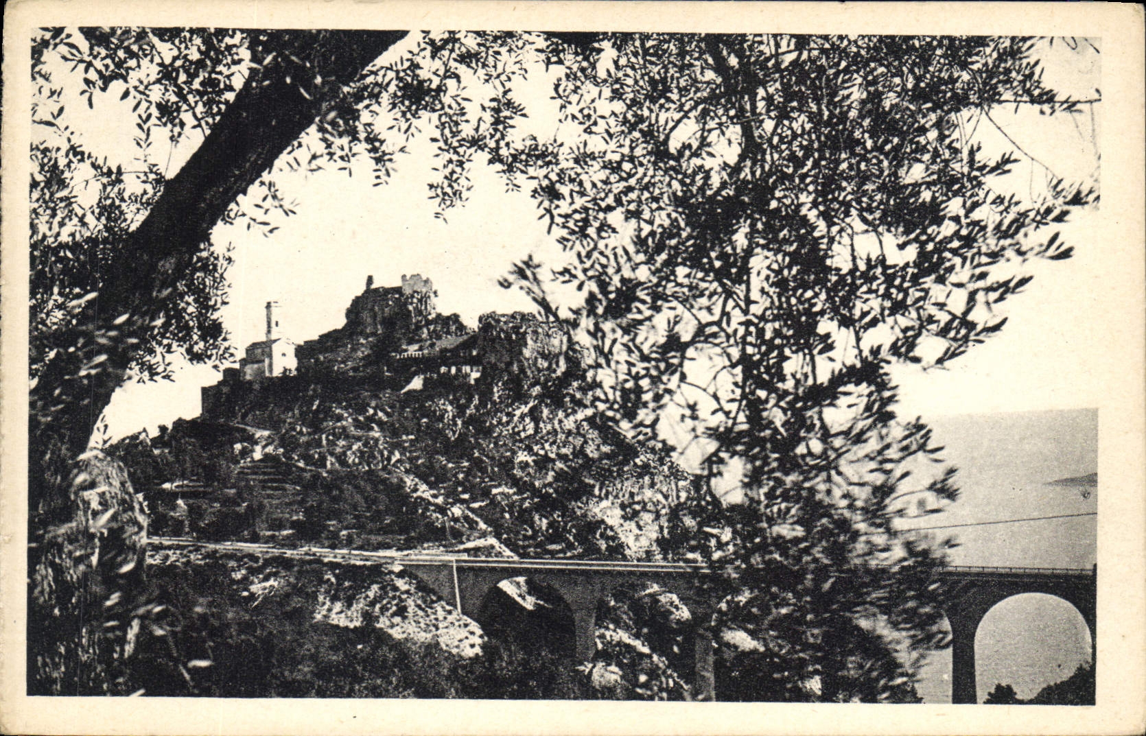 CPA Eze A M route de la grande Corniche 