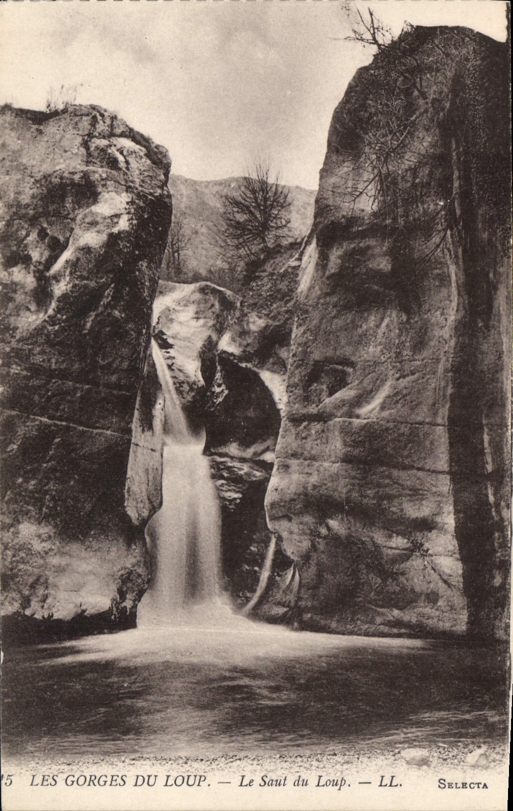 CPA Les Gorges du Loup Le Saut du Loup 