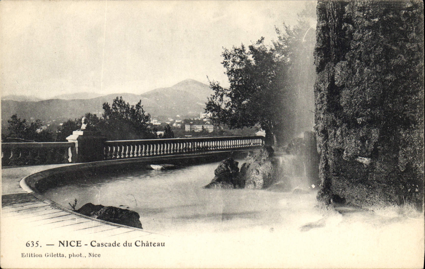 CPA Nice Cascade du Chateau 