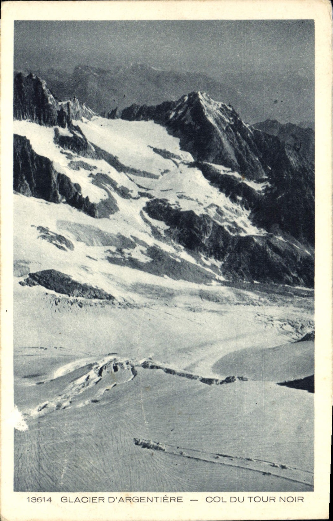 CPA Glacier d'Argentiere col du tour noir 