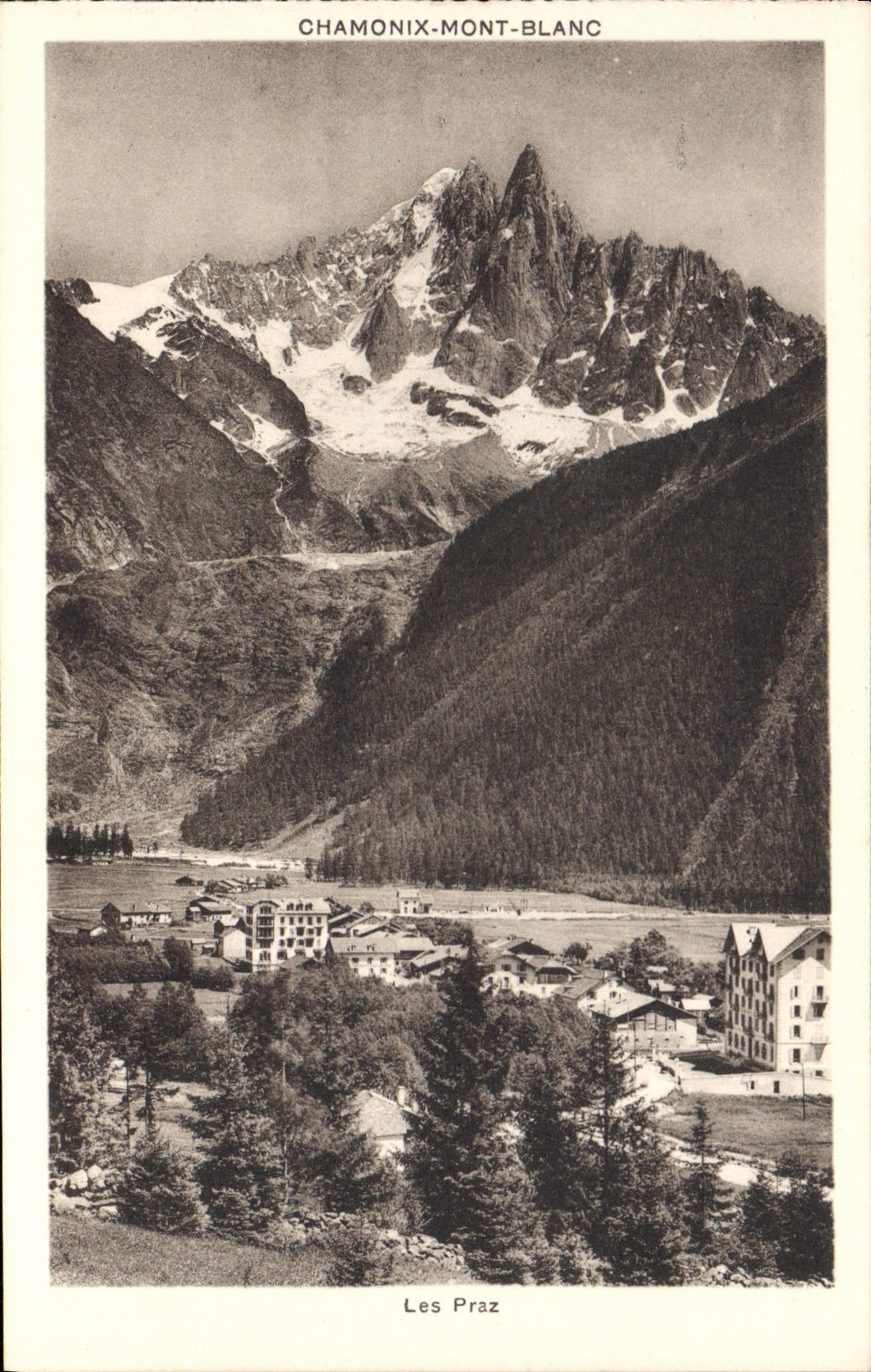 CPA Chamonix Mont Blanc les Praz 