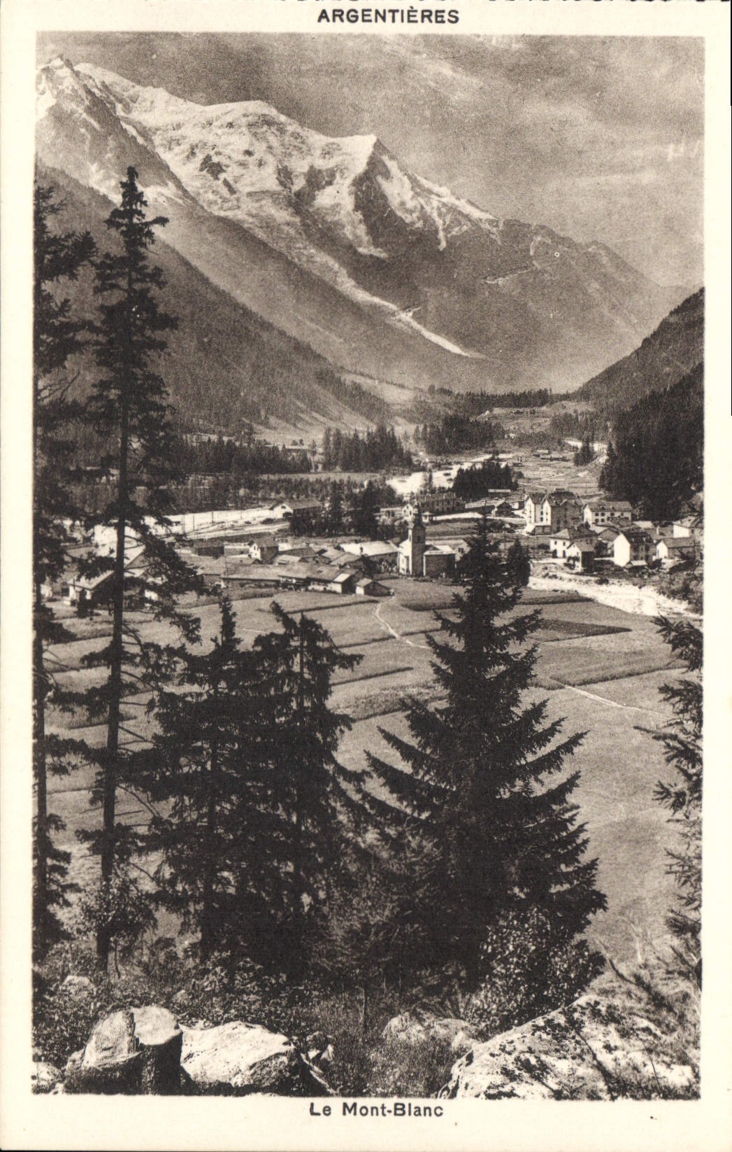 CPA Argentieres le Mont Blanc 