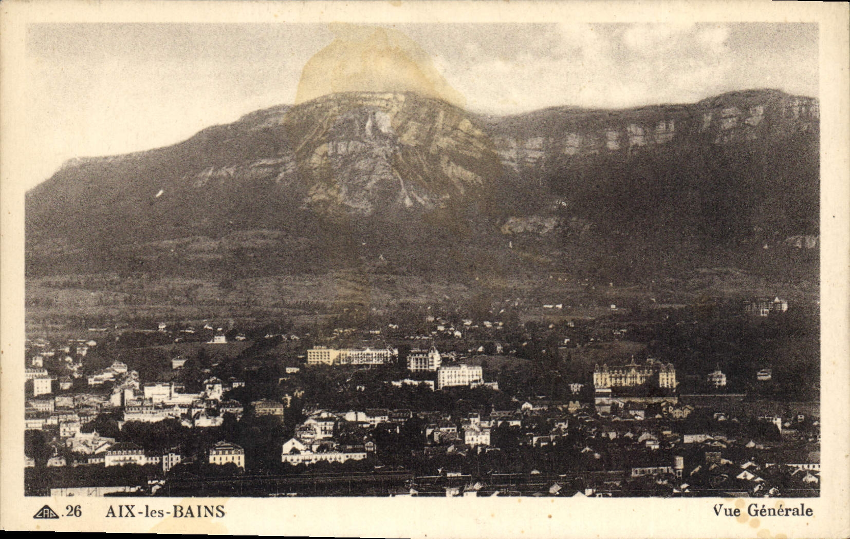 CPA Aix les Bains vue generale 