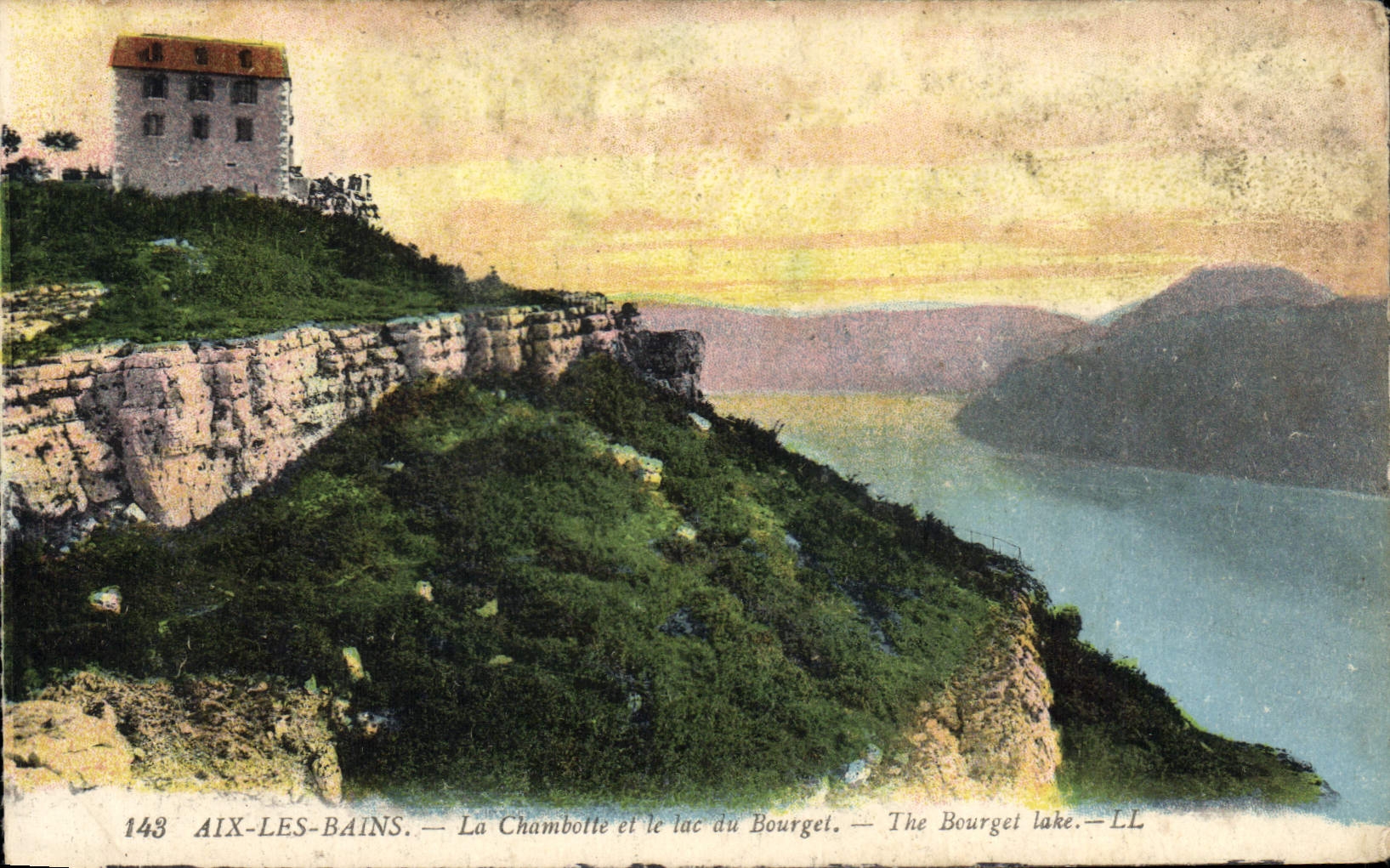 CPA Aix les Bains la Chambotte et le Lac du Bourget 