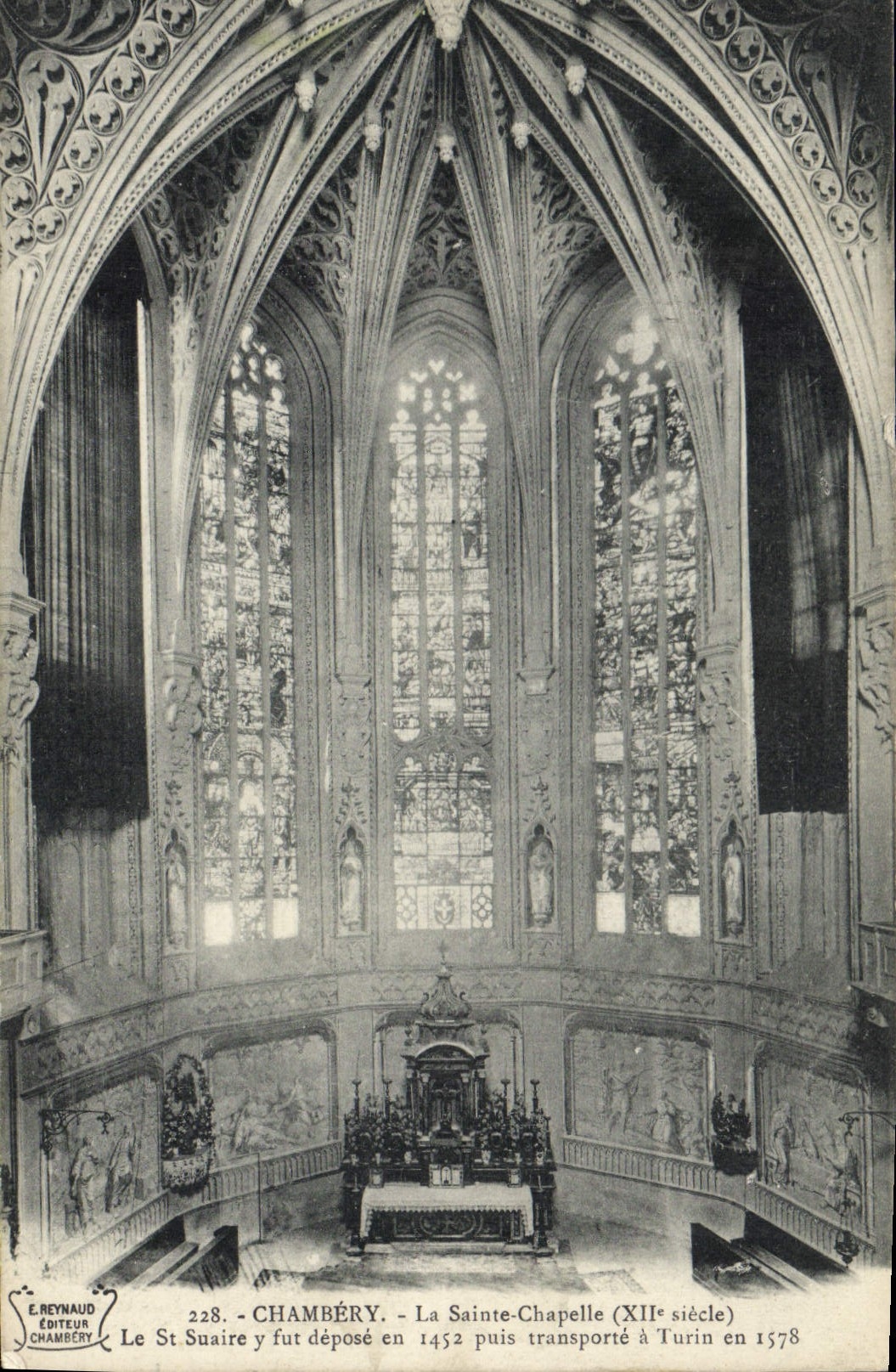 CPA Chambery la Sainte Chapelle XIII siecle le St Suaire y fut depose en 1452 puis transporte a Turi