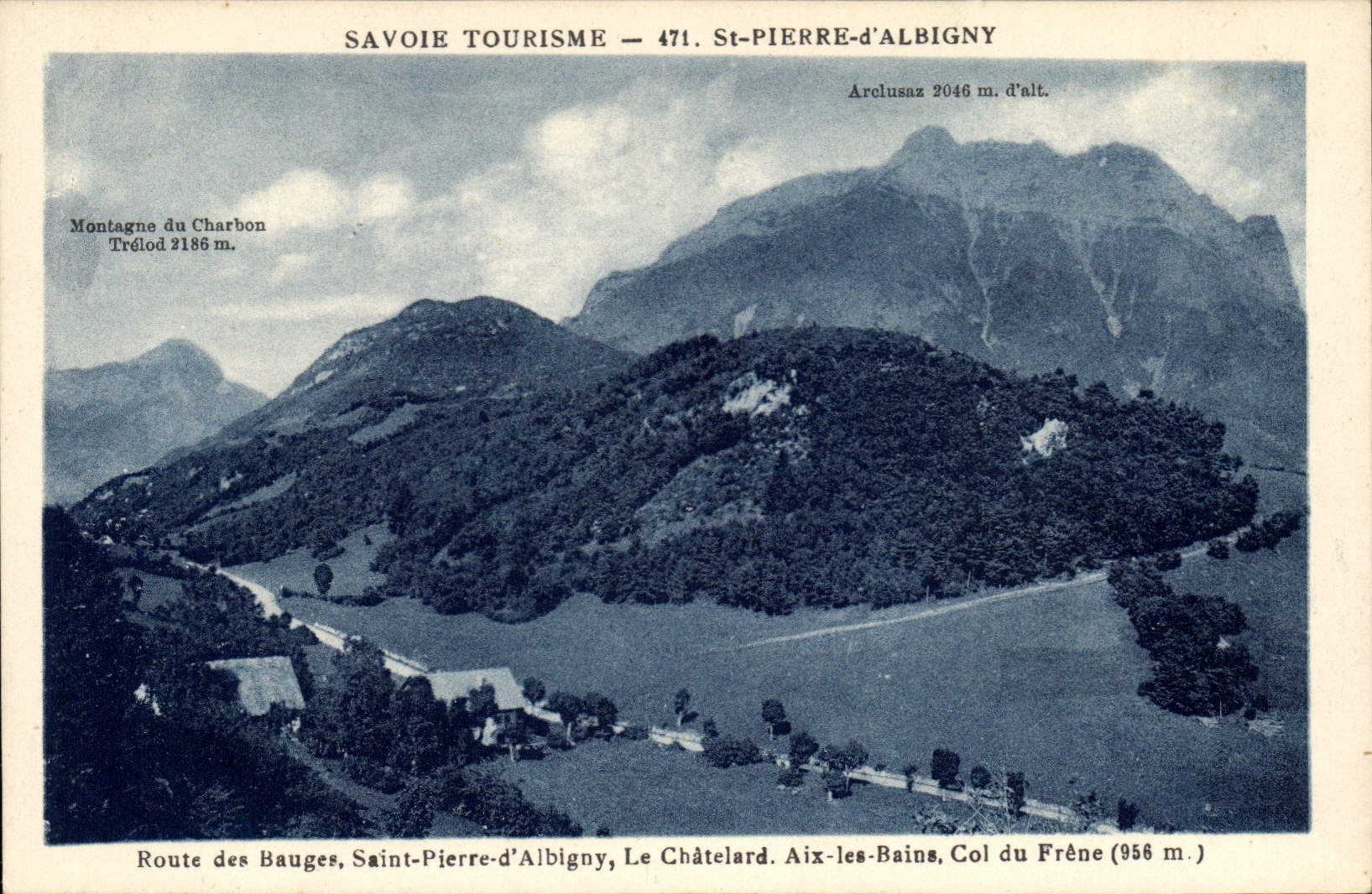 CPA Savoie Tourisme St Pierre d'Albigny Route des Bouges Saint Pierre d'Albigny le Chatelard Aix les