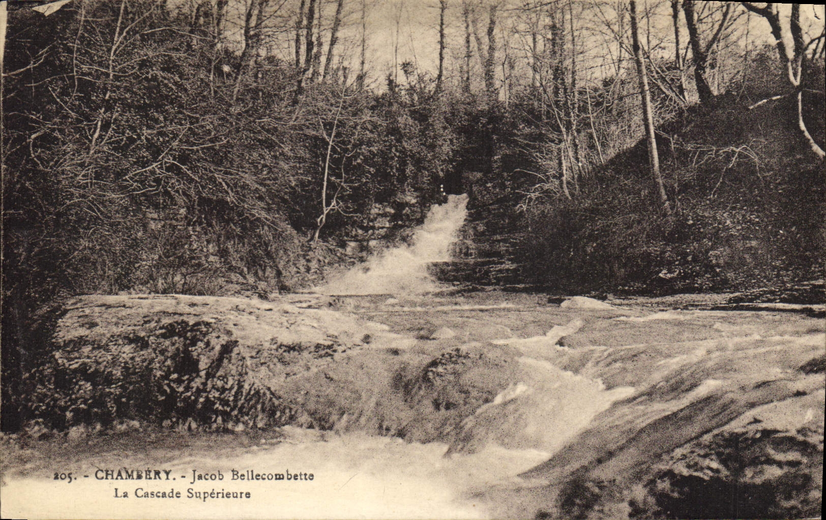 CPA Chambery Jacob Bellecombette la Cascade Superieure 