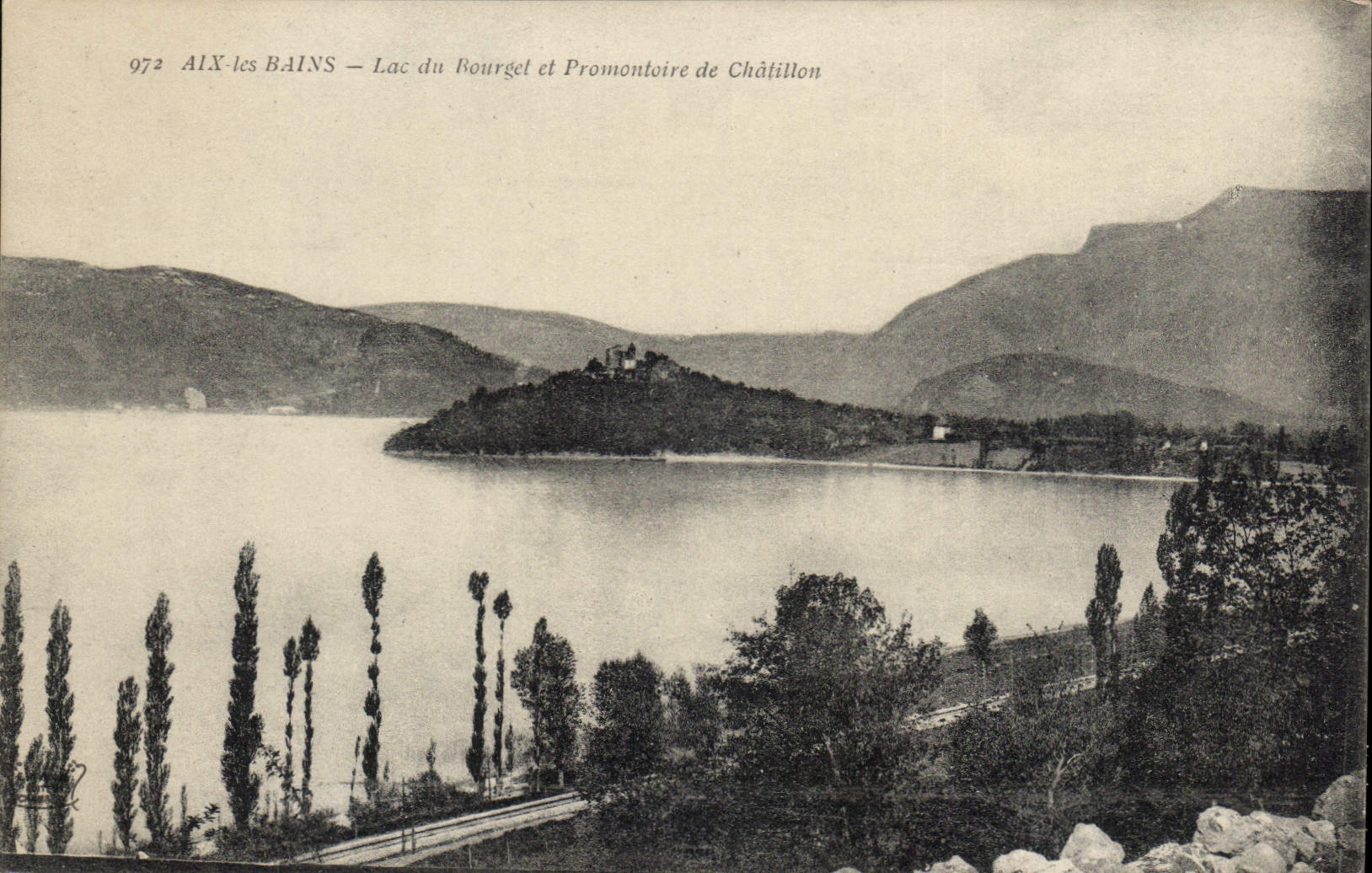 CPA Aix les Bains Lac du Bourget et Promontoire de Chatillon 
