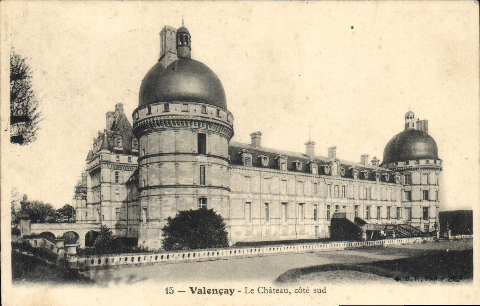 CPA Valencay le Chateau Cote Sud 