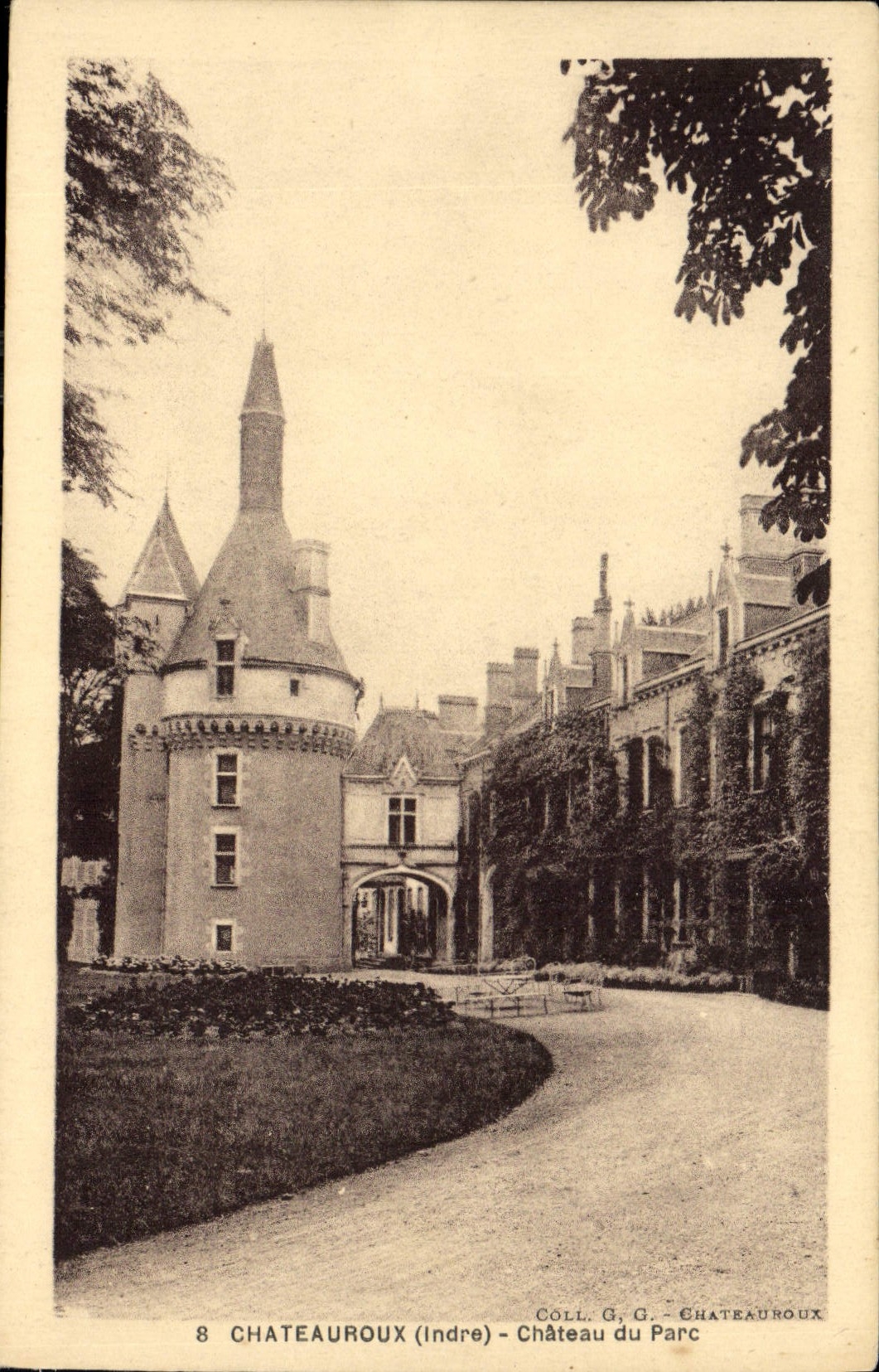 CPA Chateauroux Indre Chateau du Parc